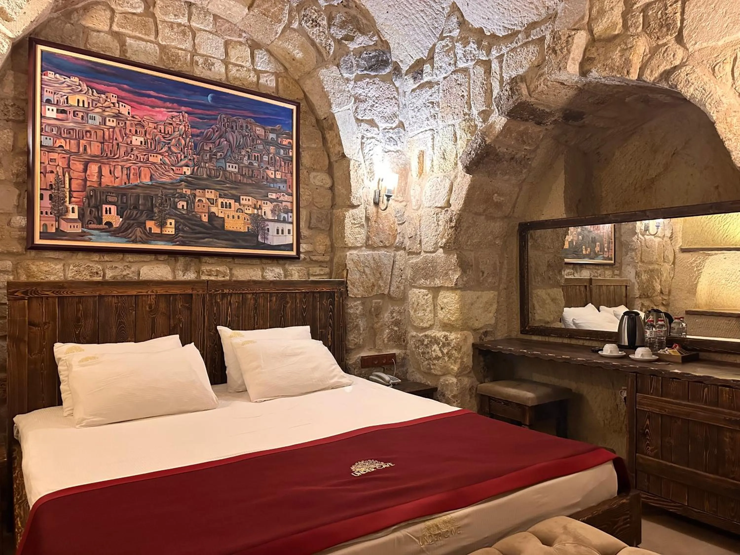 Bed in Under Cave Cappadocia