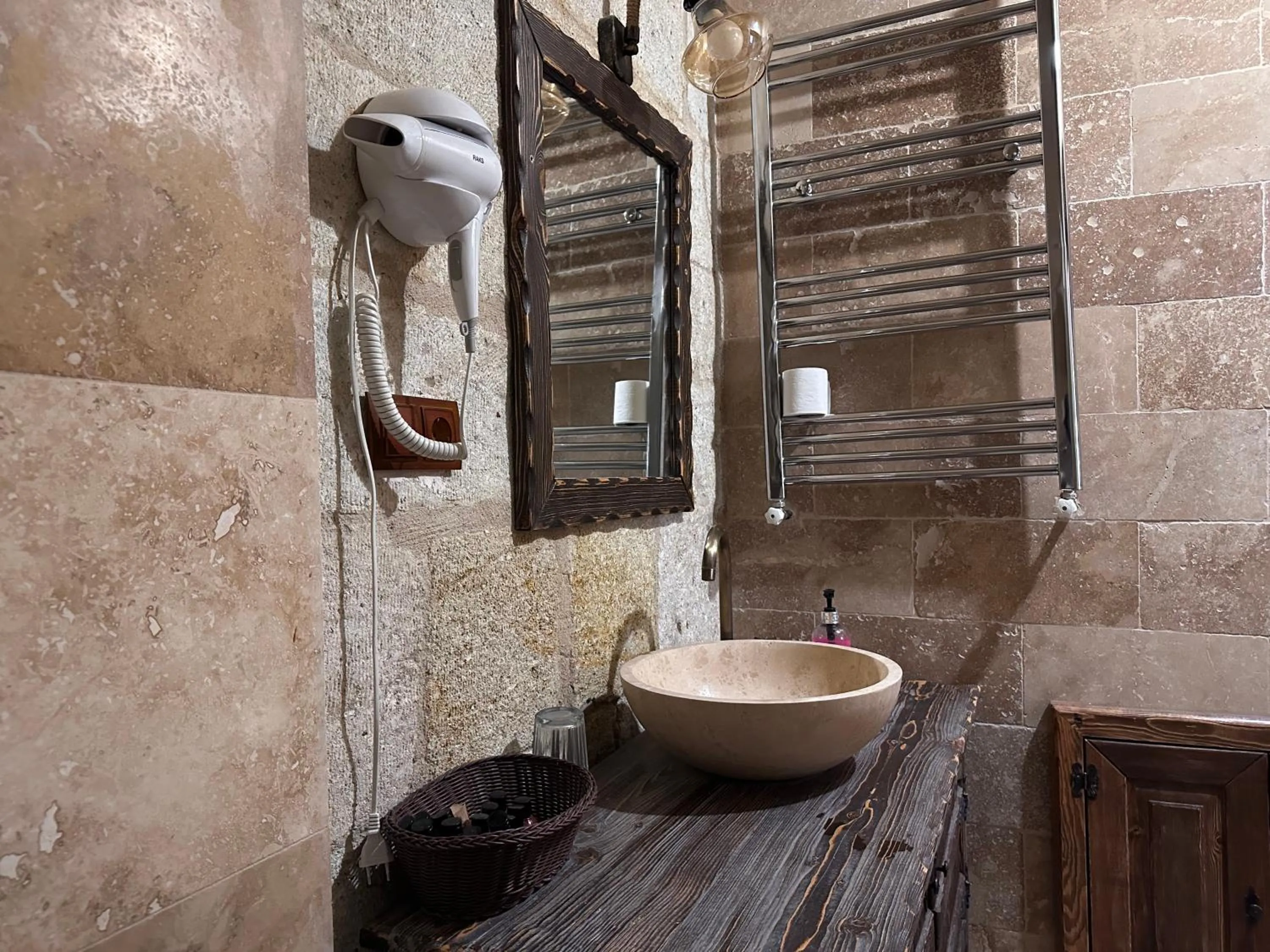 Shower in Under Cave Cappadocia