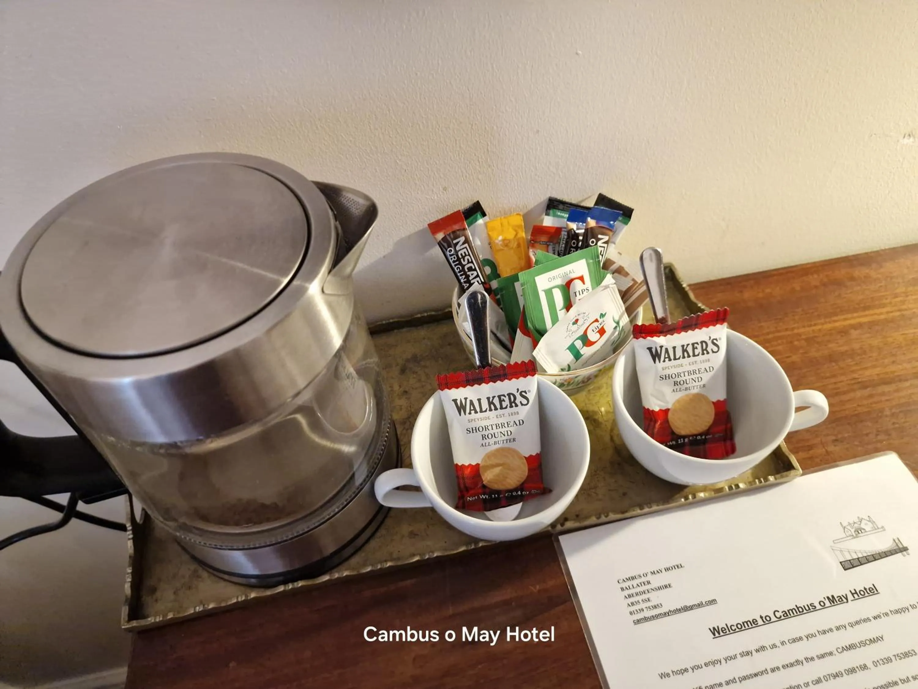 Coffee/tea facilities in Cambus O' May Traditional Highland Hotel