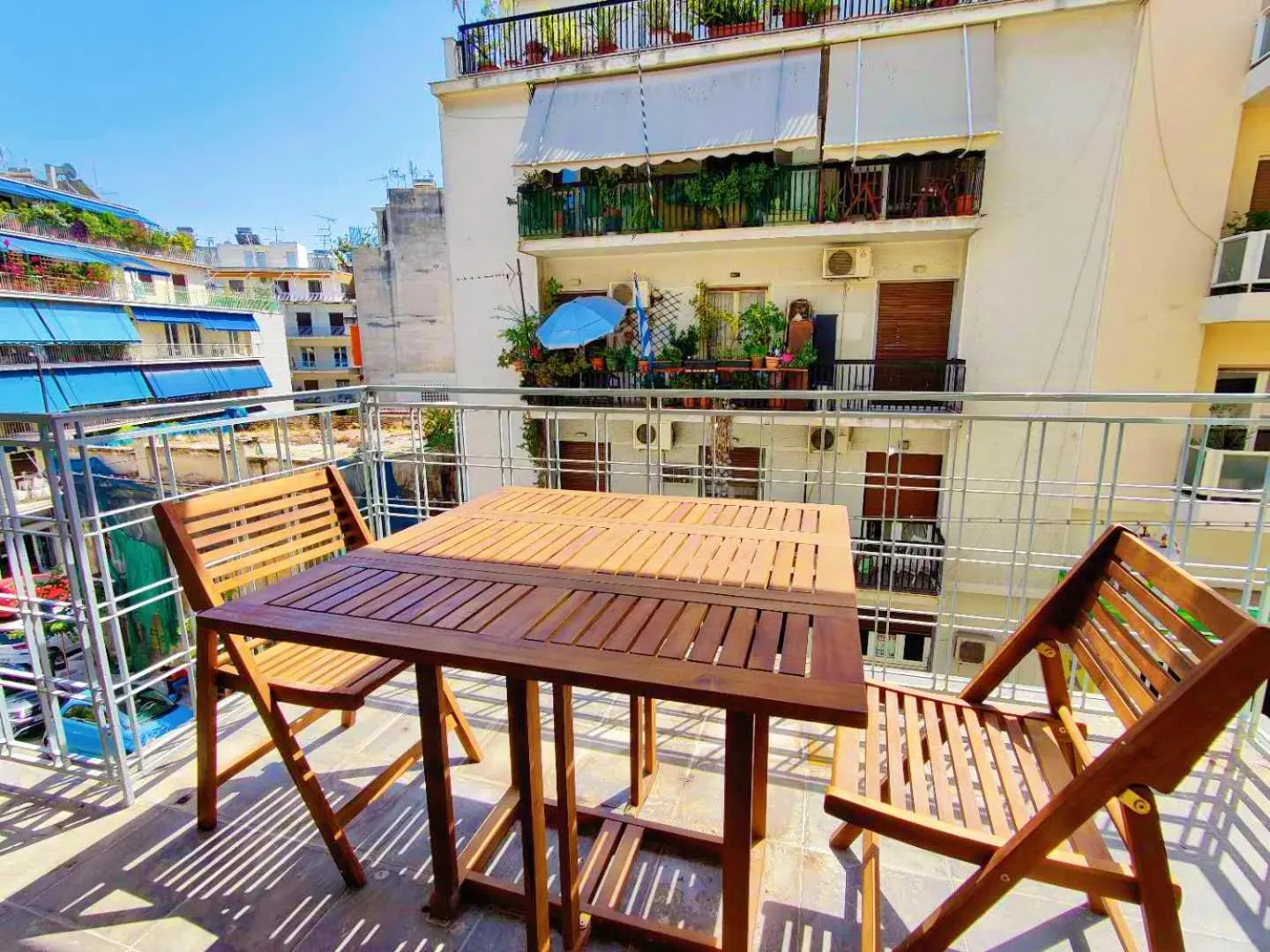 Balcony/Terrace in WSD Brand Cozy 2BD with Balcony near Acropolis