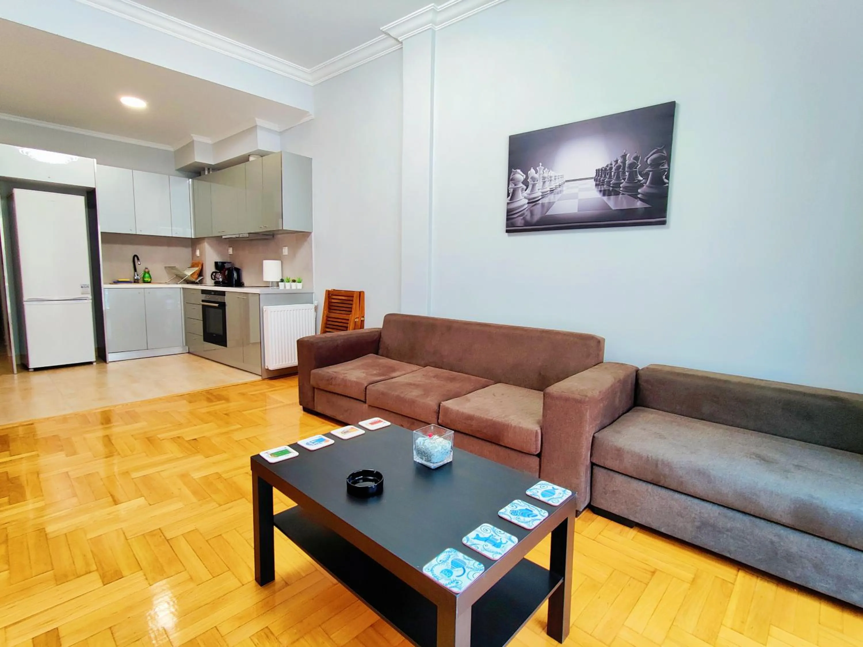 Living room in WSD Brand Cozy 2BD with Balcony near Acropolis