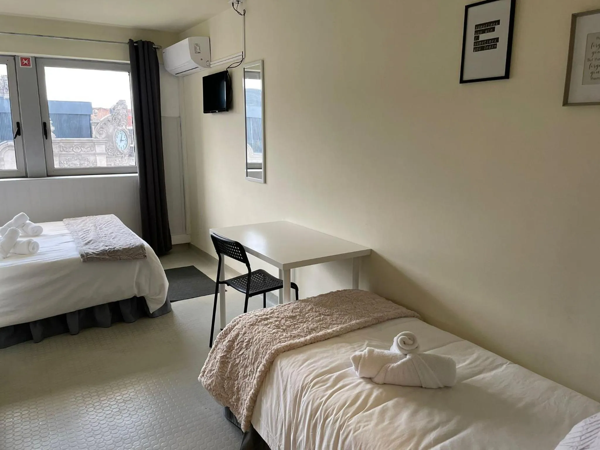 Bed in Liber Guest House