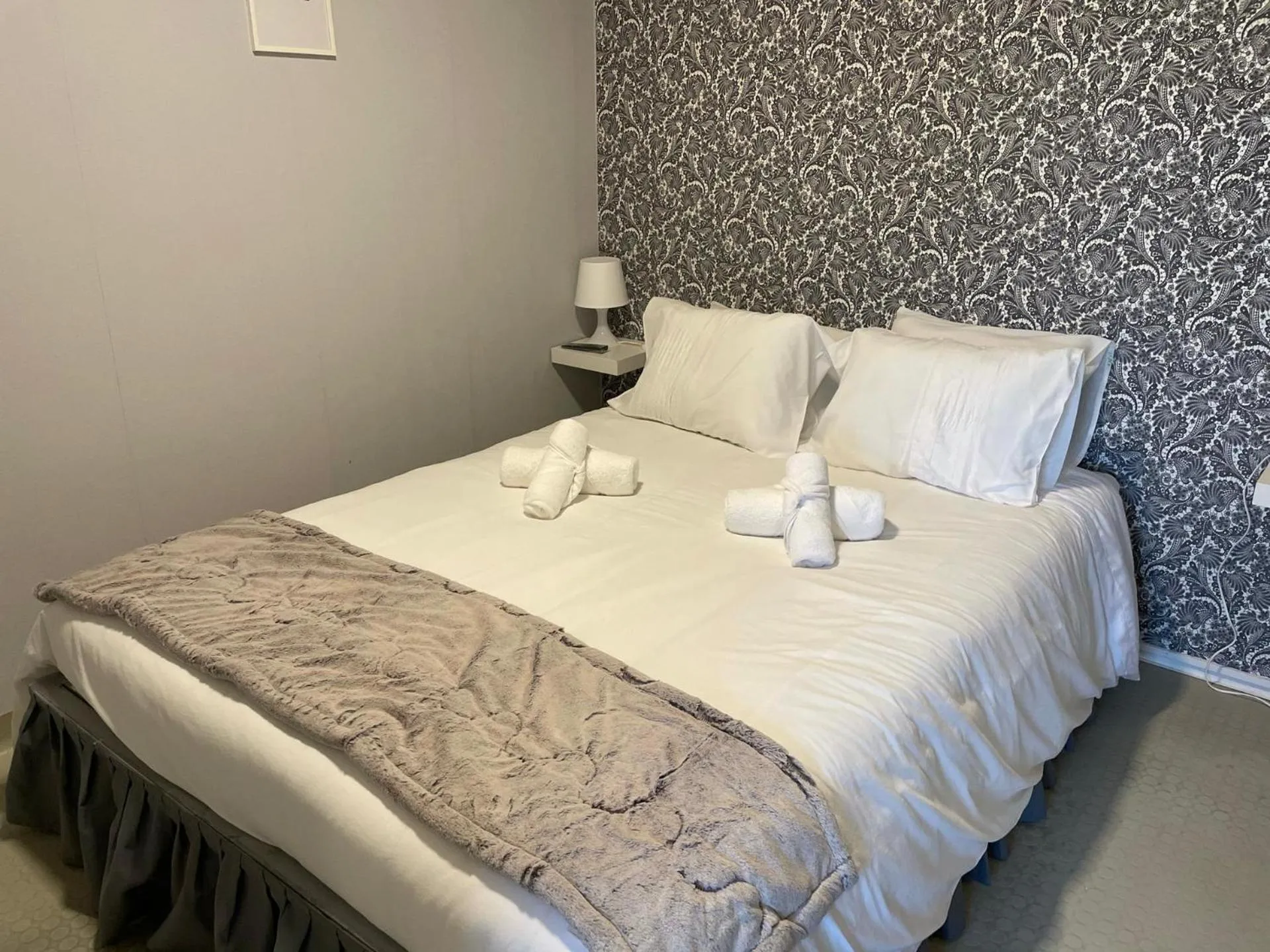 Bed in Liber Guest House