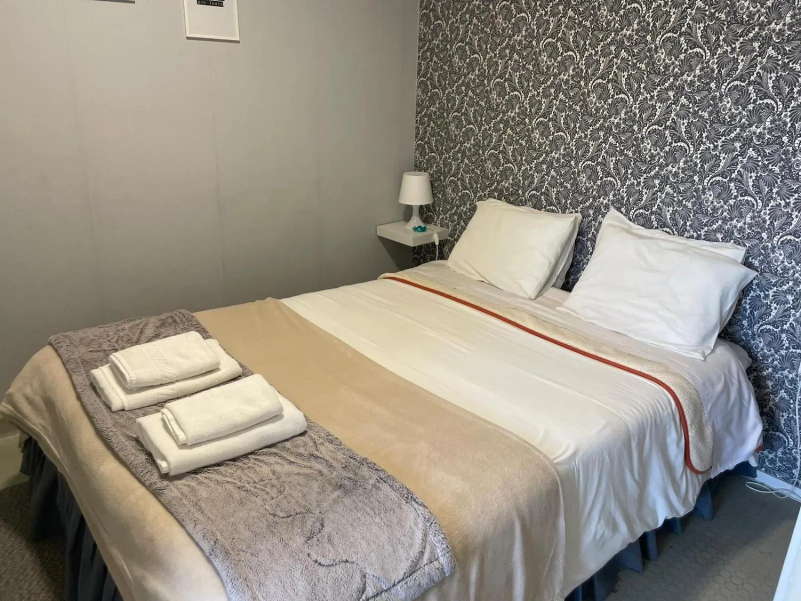 Bed in Liber Guest House