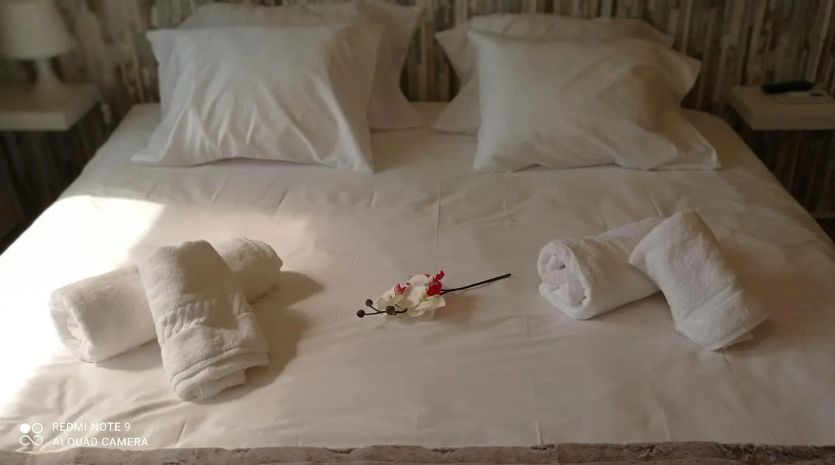 Bed in Liber Guest House