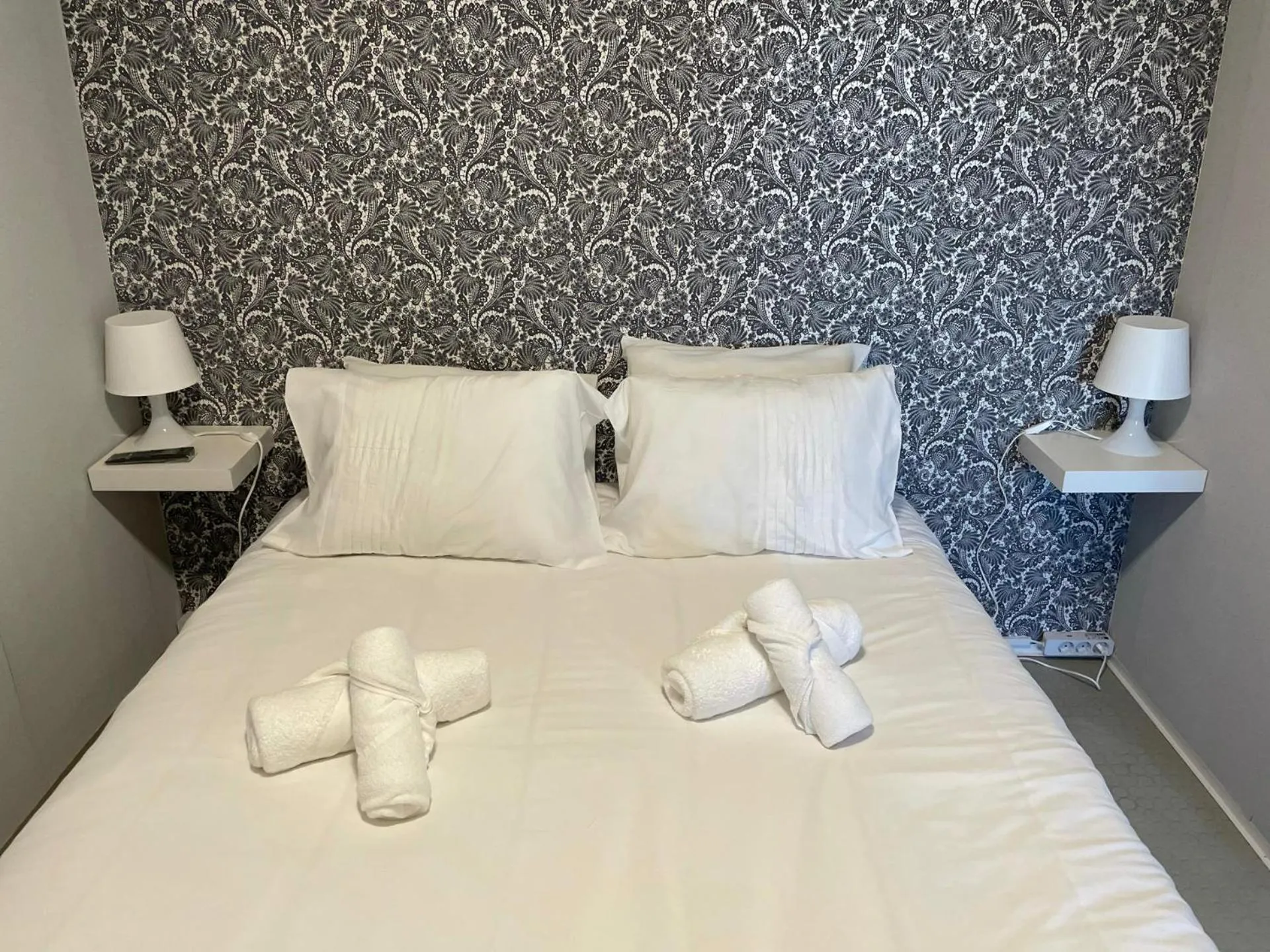 Bed in Liber Guest House