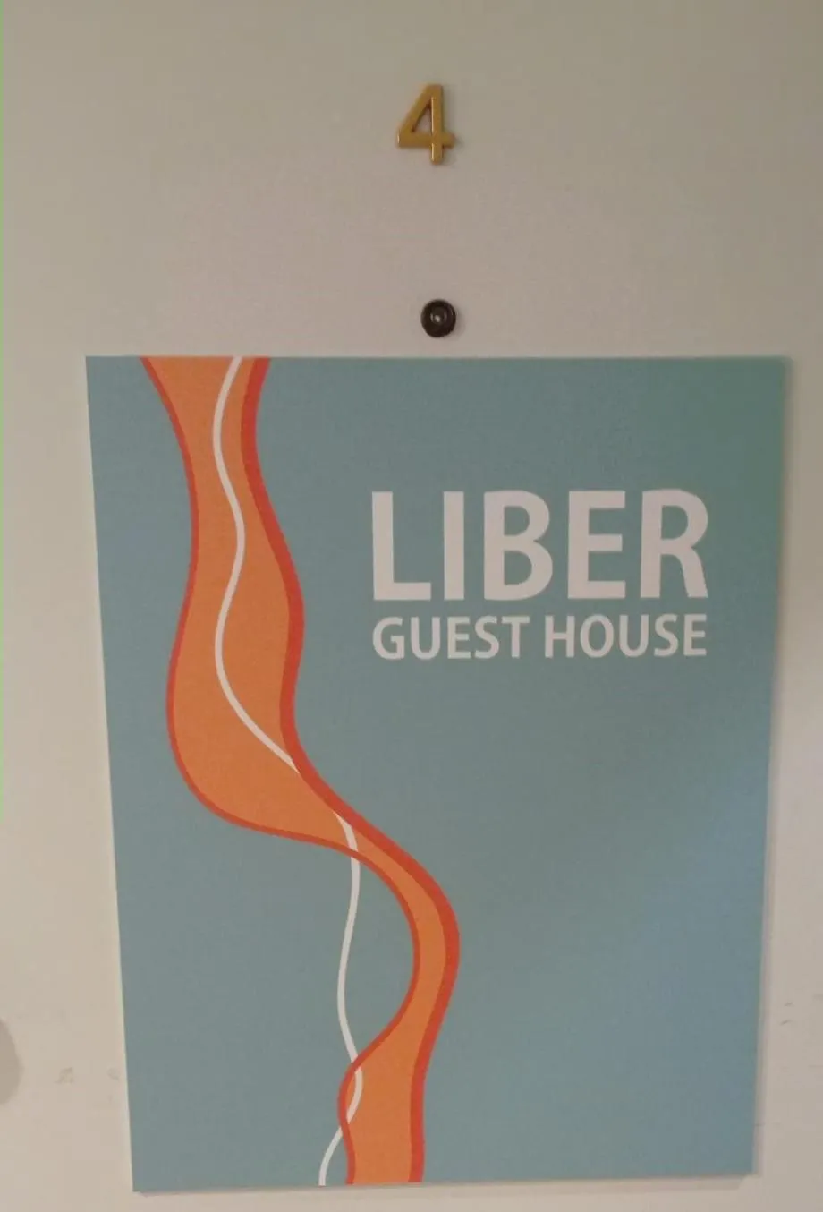 Logo/Certificate/Sign in Liber Guest House