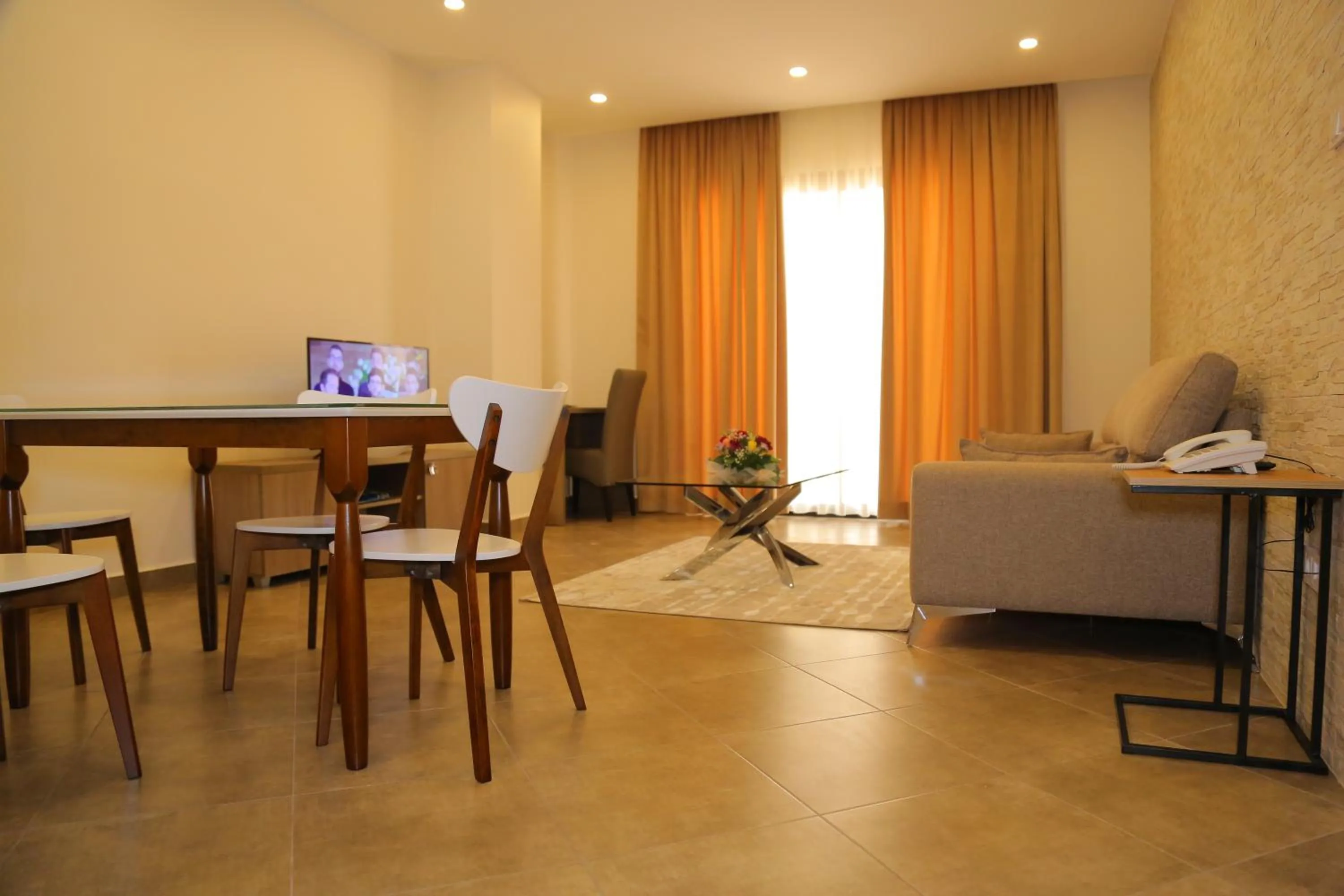 Living room in Appart Hôtel Ryadi