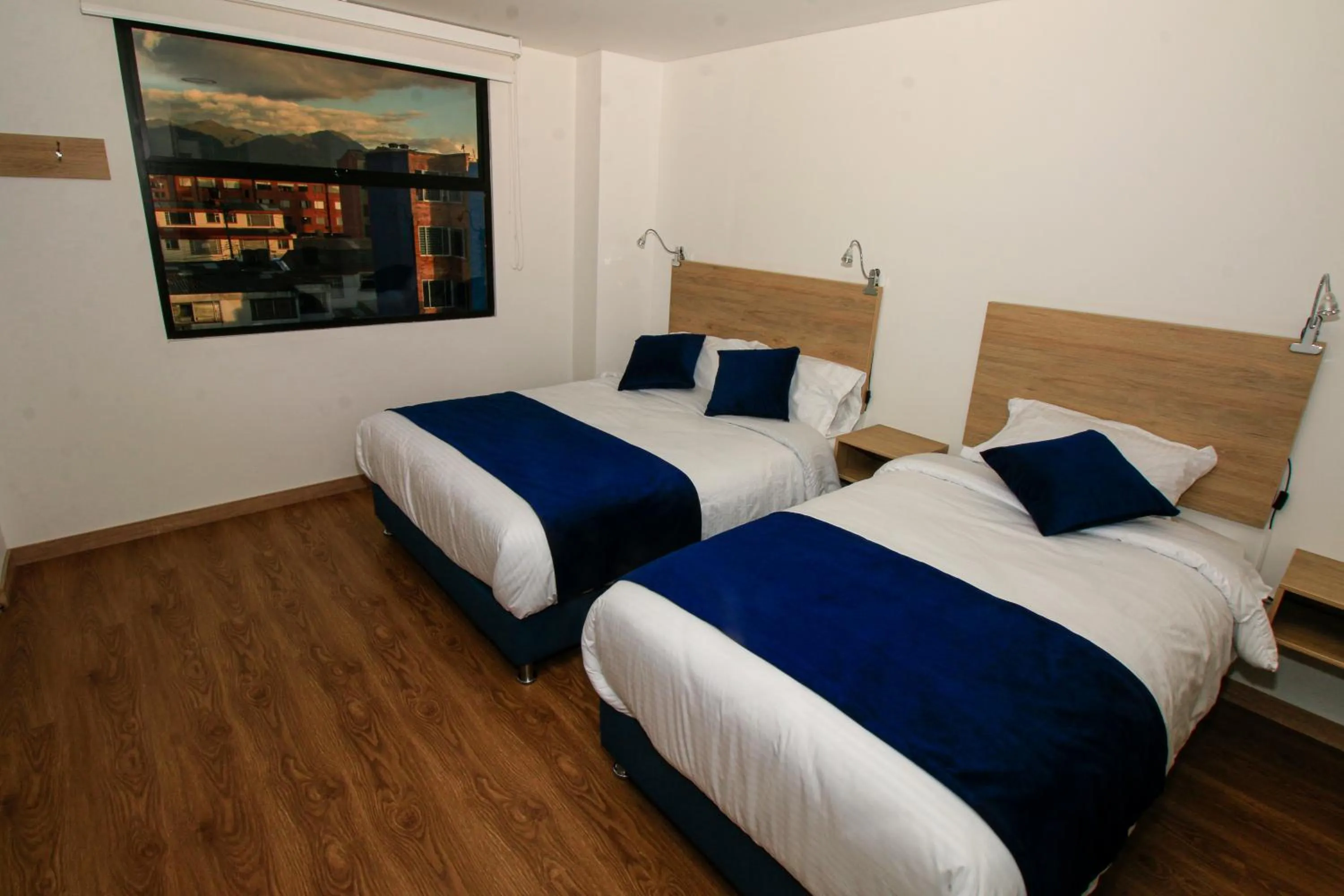 City view, Bed in Normandía Tower