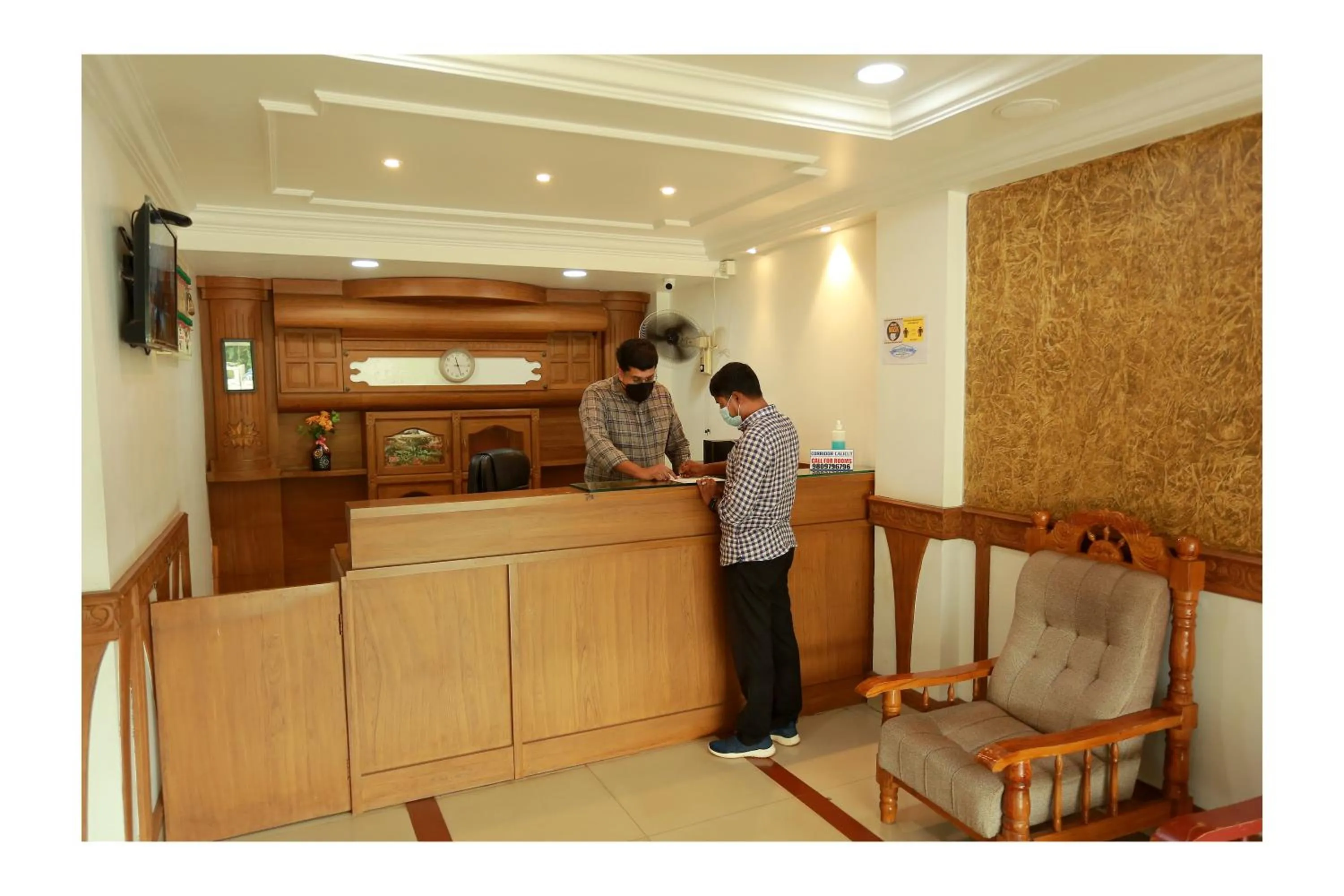 Staff in CORRIDOR CALICUT Airport Hotel
