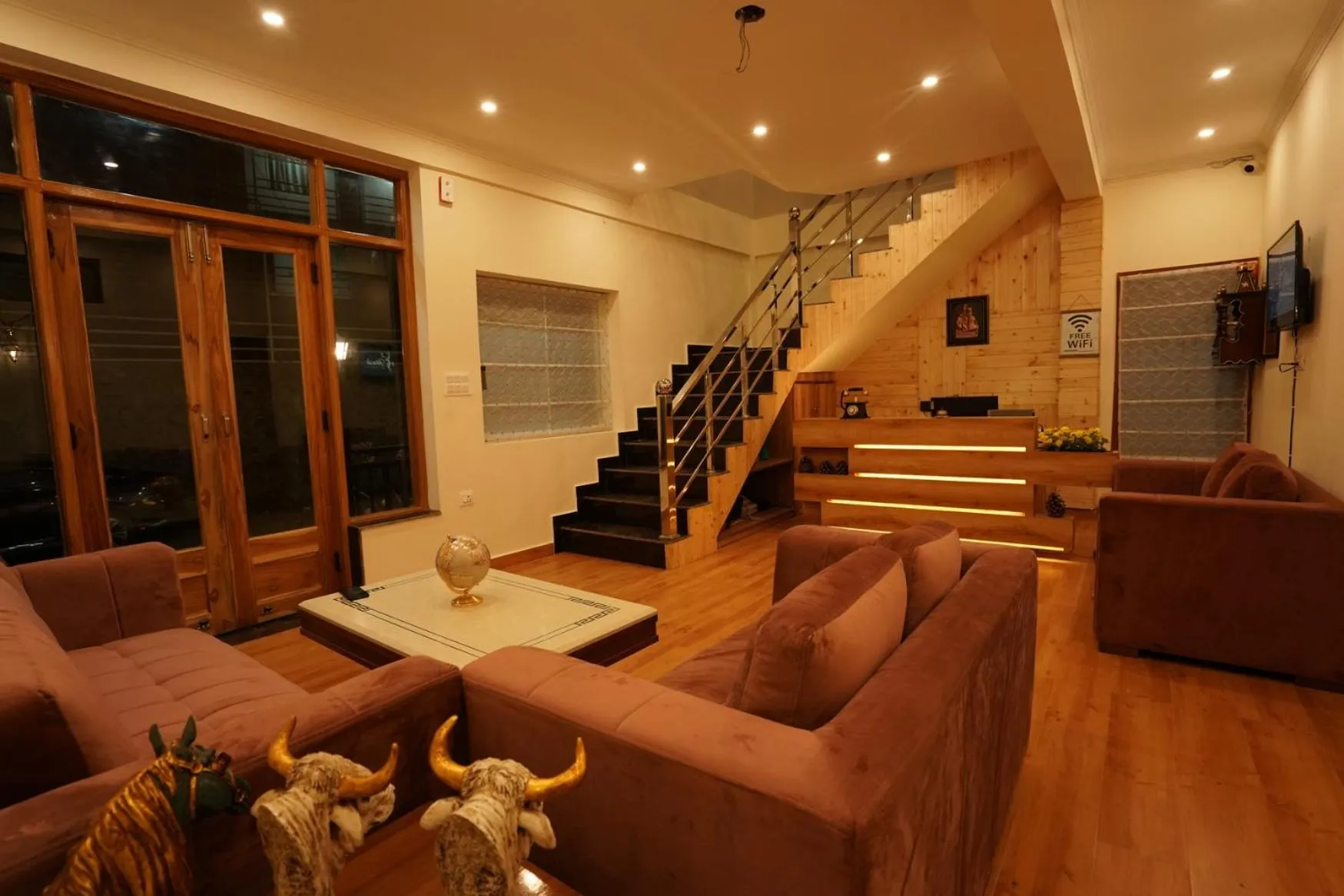 Living room in Hotel Alpine Musk