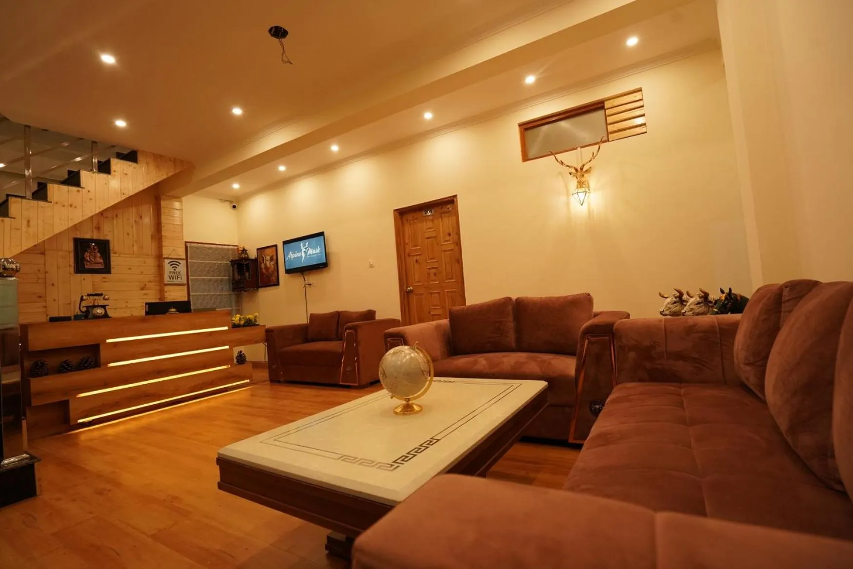 Living room in Hotel Alpine Musk