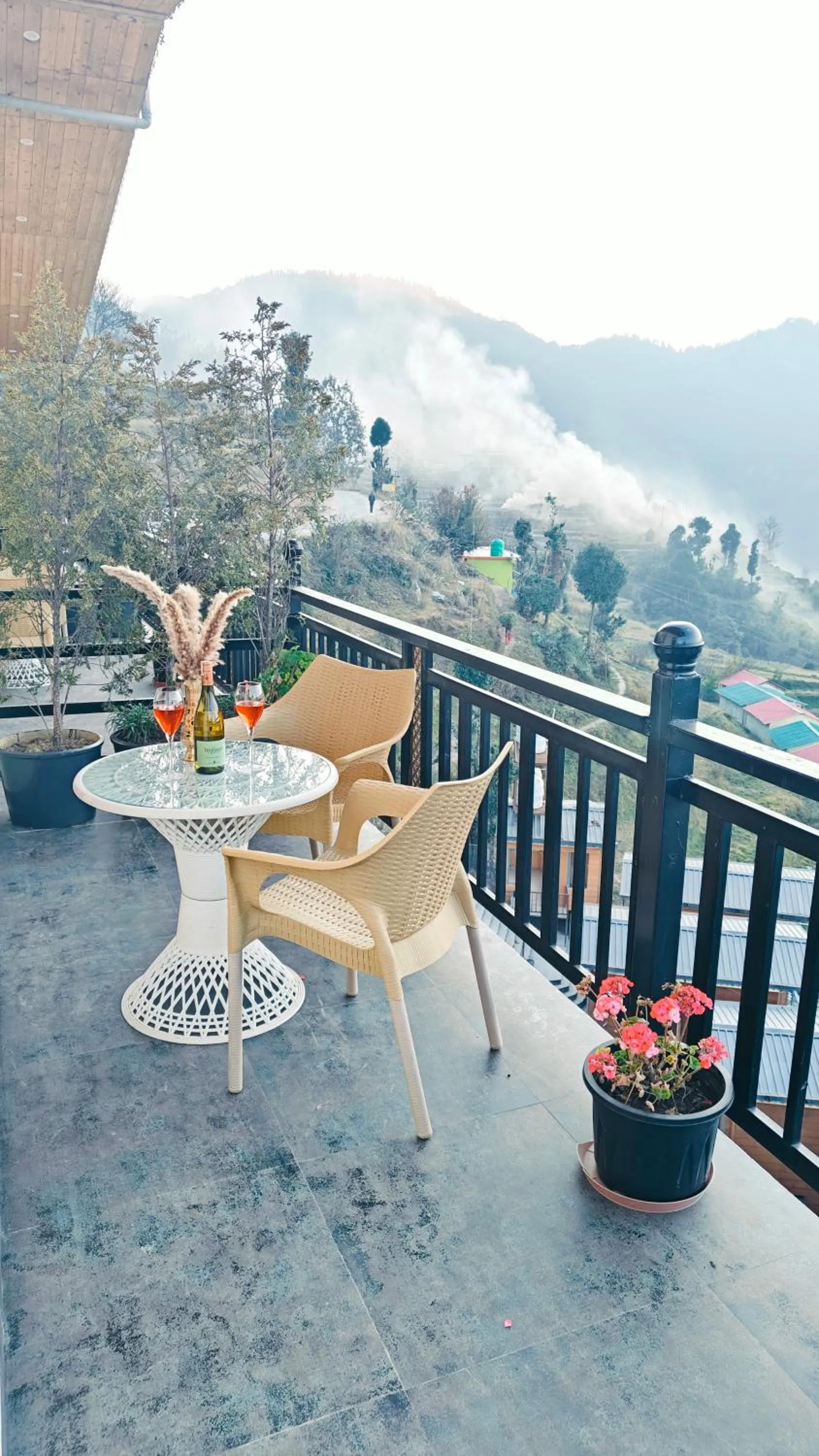 Balcony/Terrace in Hotel Alpine Musk