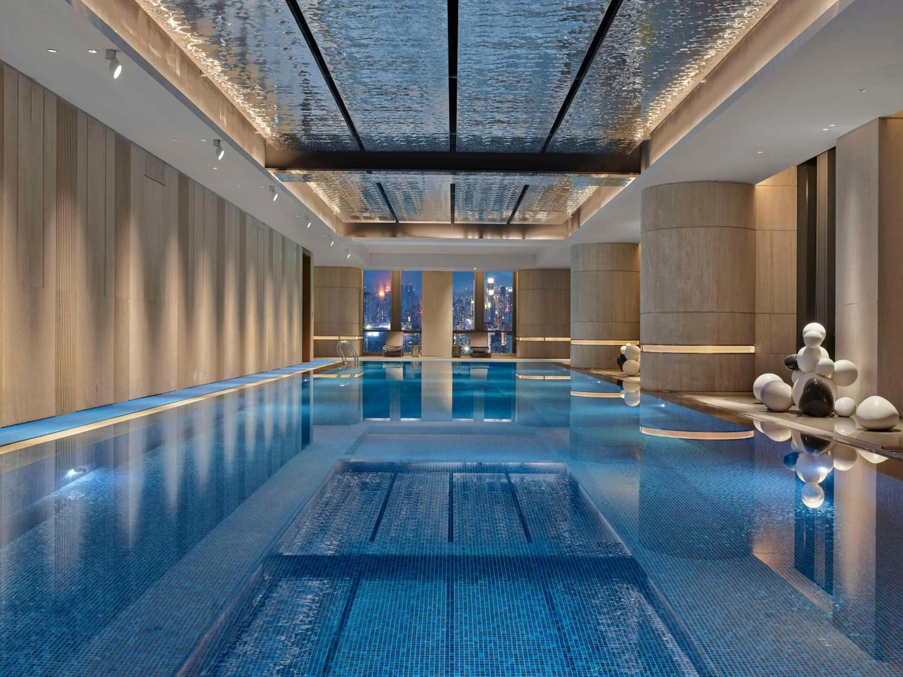 Pool view in Hilton Lanzhou City Center