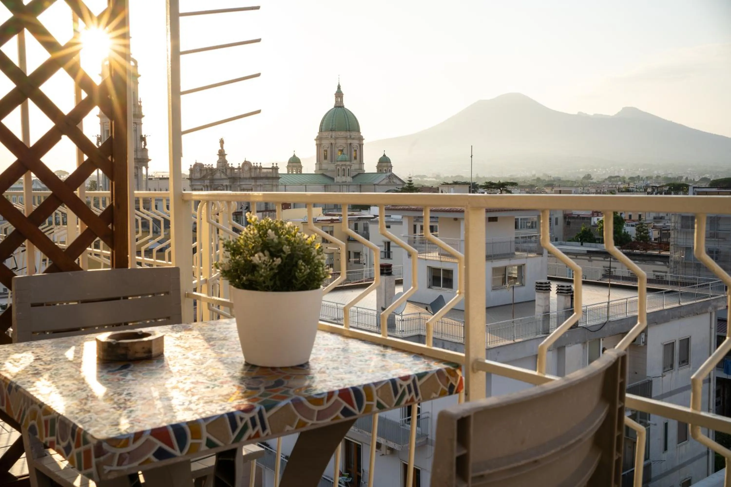 Balcony/Terrace in AJ Suite and Breakfast