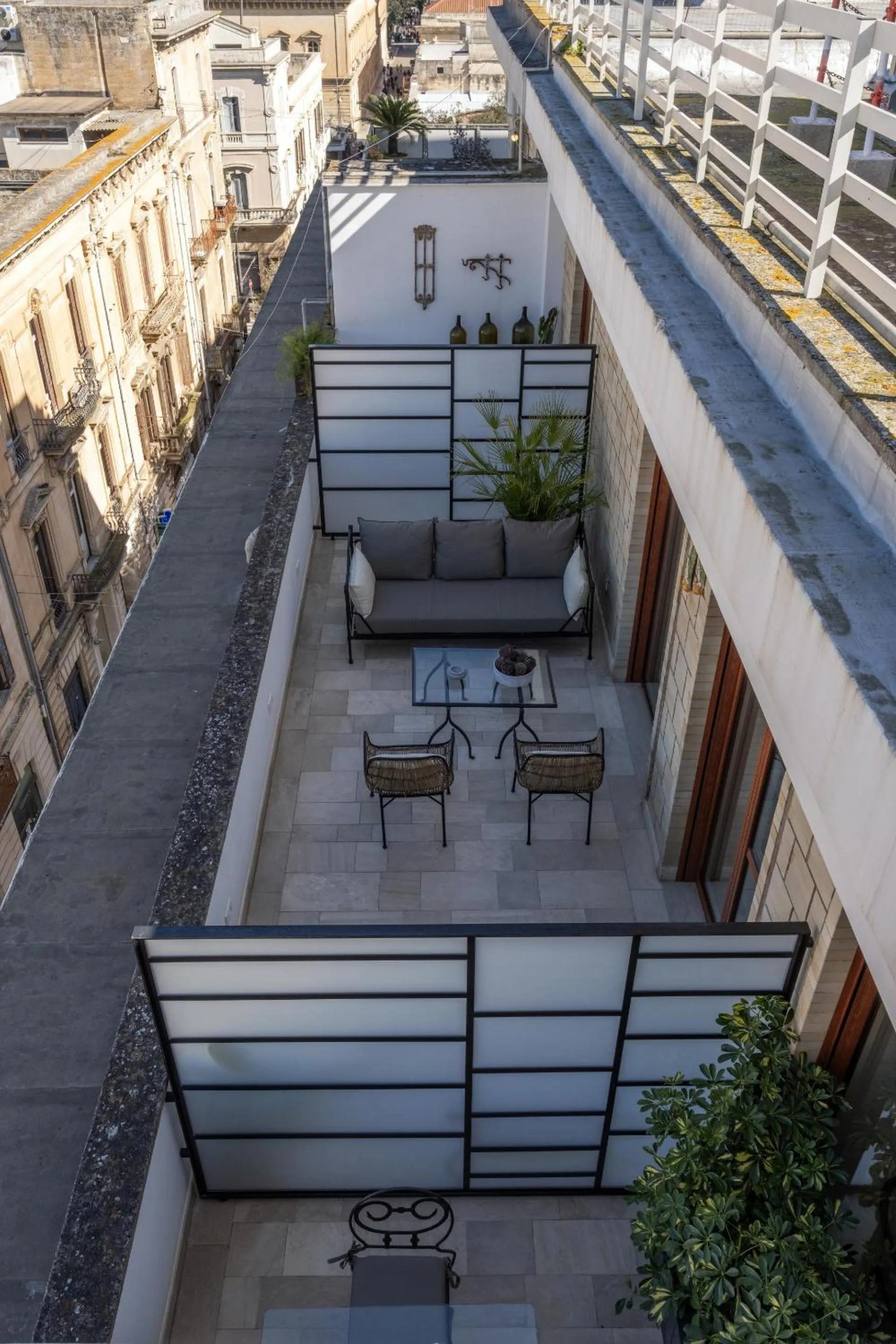 Patio in Abalto Suites & Rooms