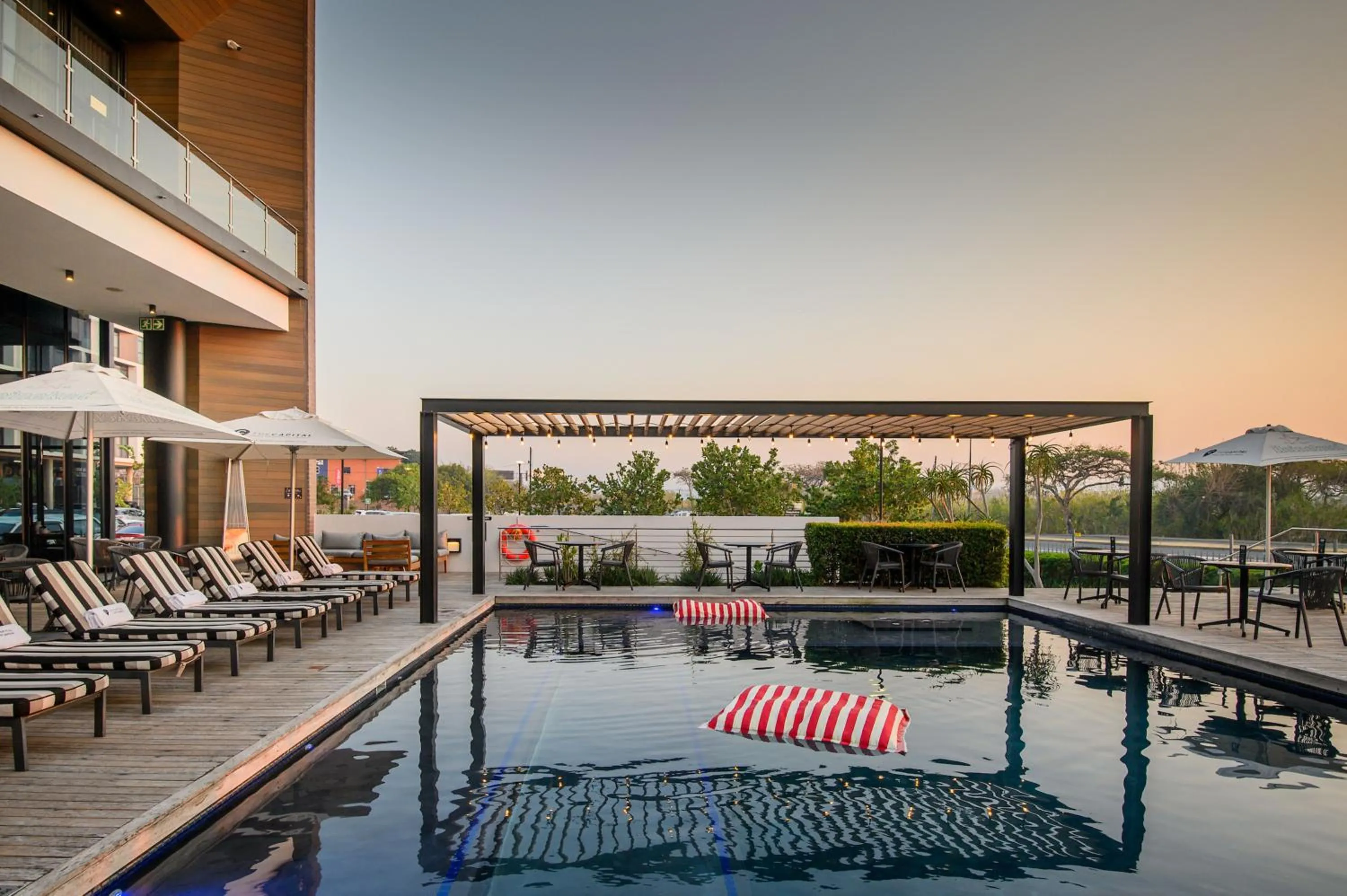 Pool view in The Capital Mbombela