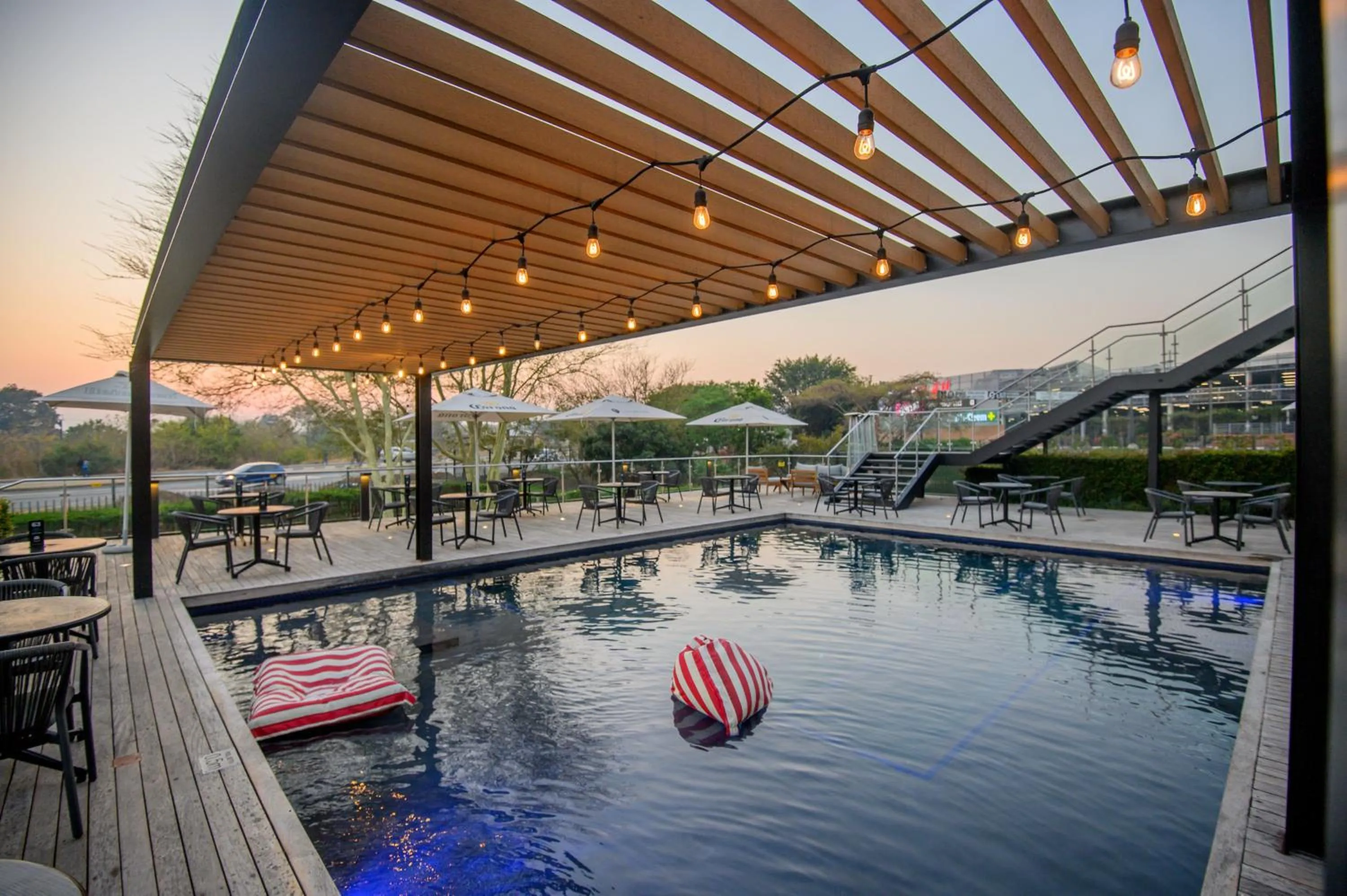 Pool view in The Capital Mbombela