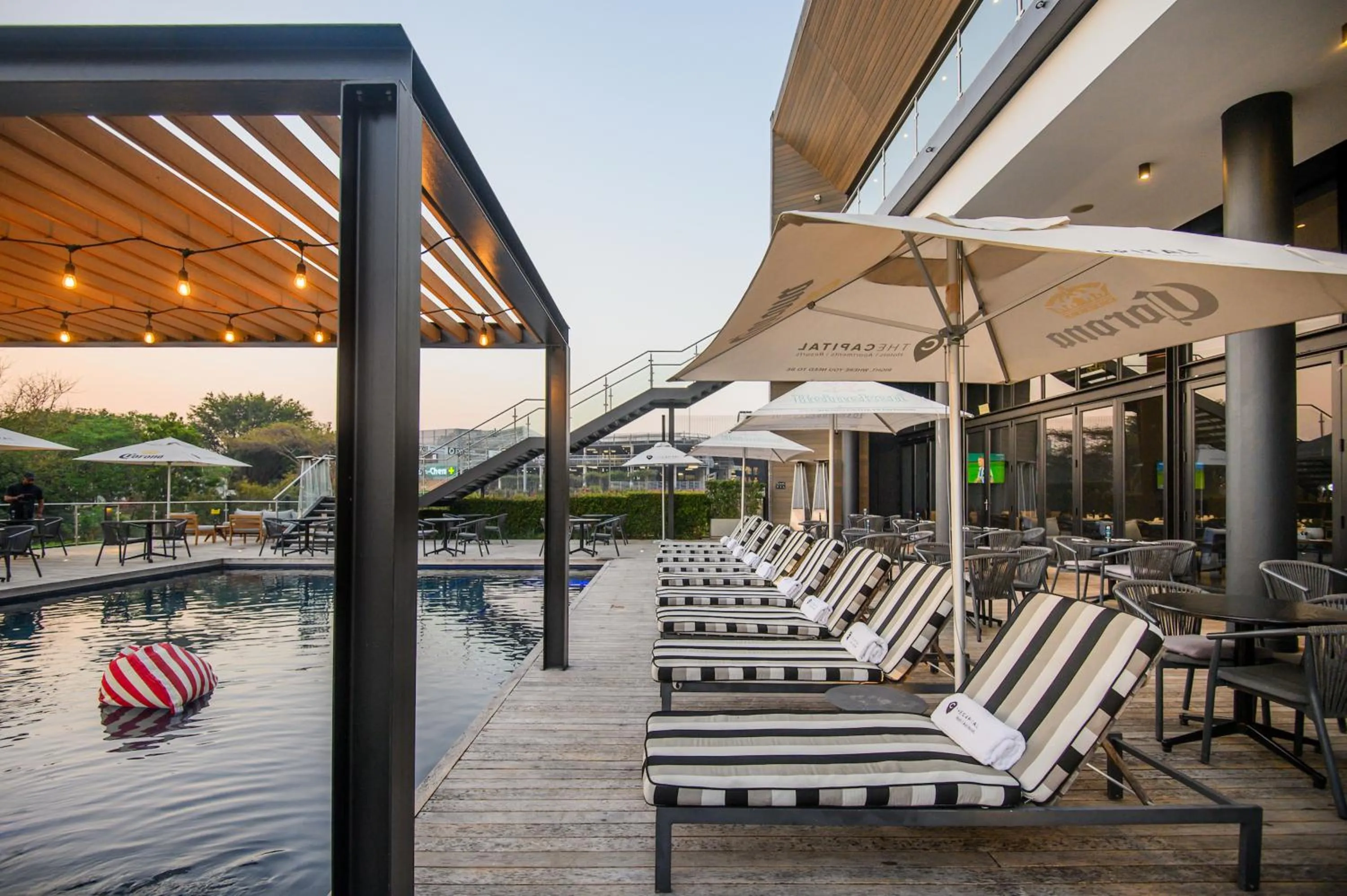 Pool view in The Capital Mbombela