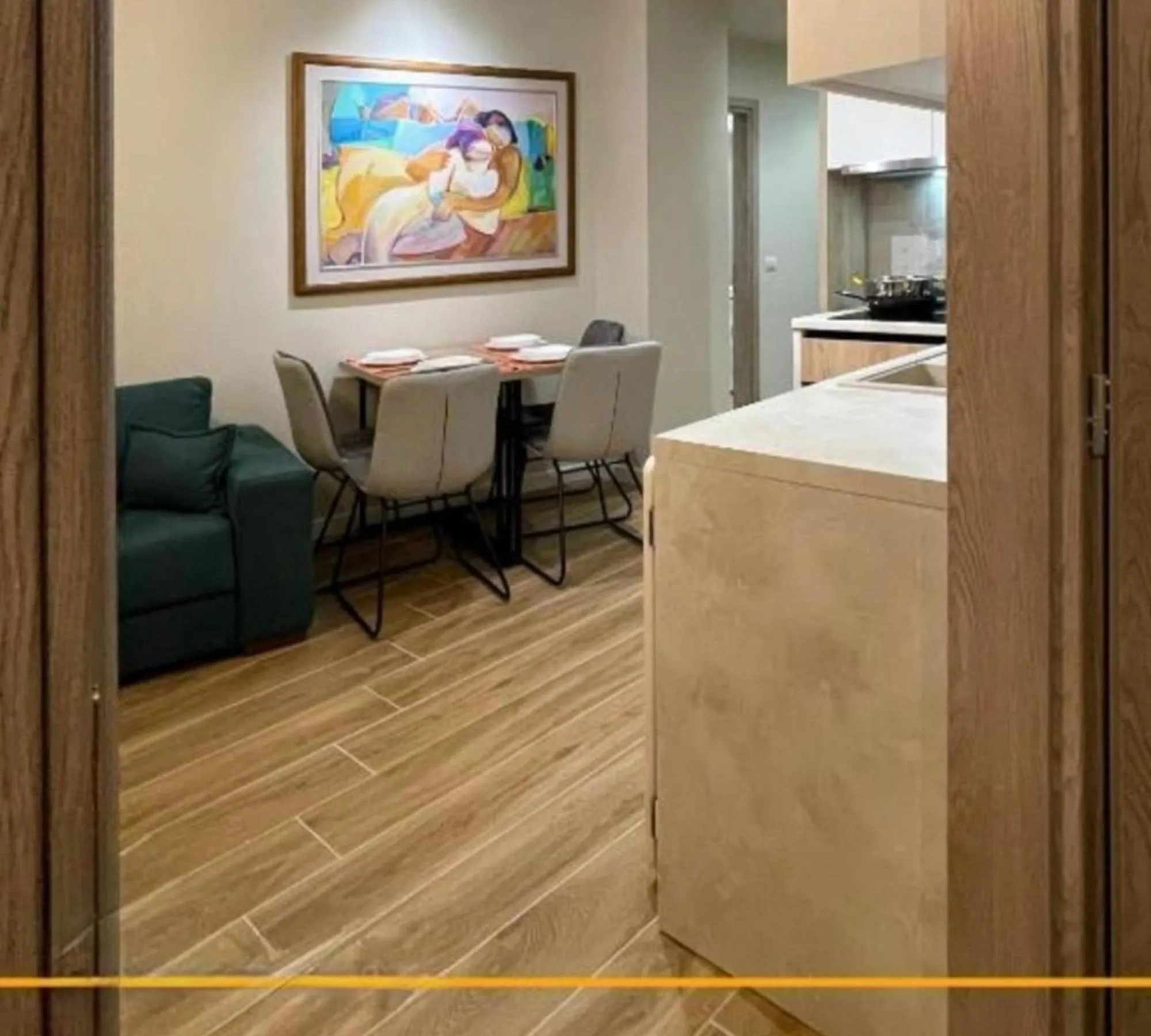 Living room in Joanna Suites