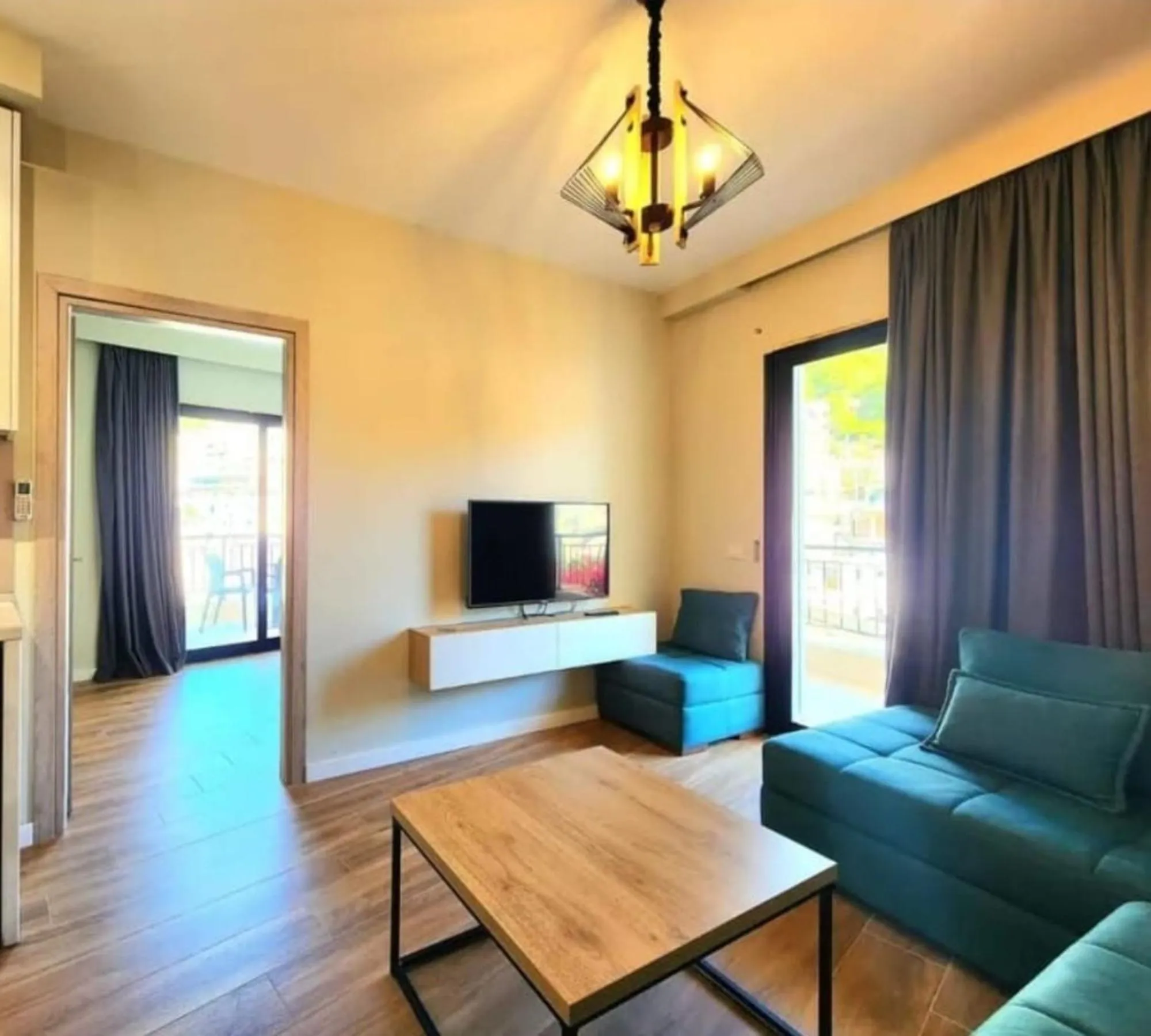 Living room in Joanna Suites