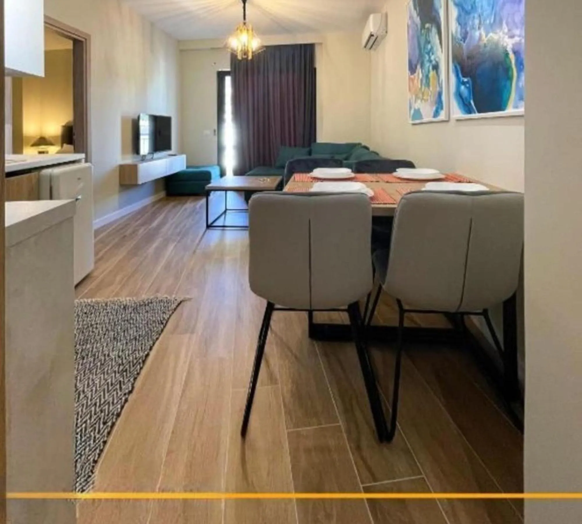 Living room in Joanna Suites