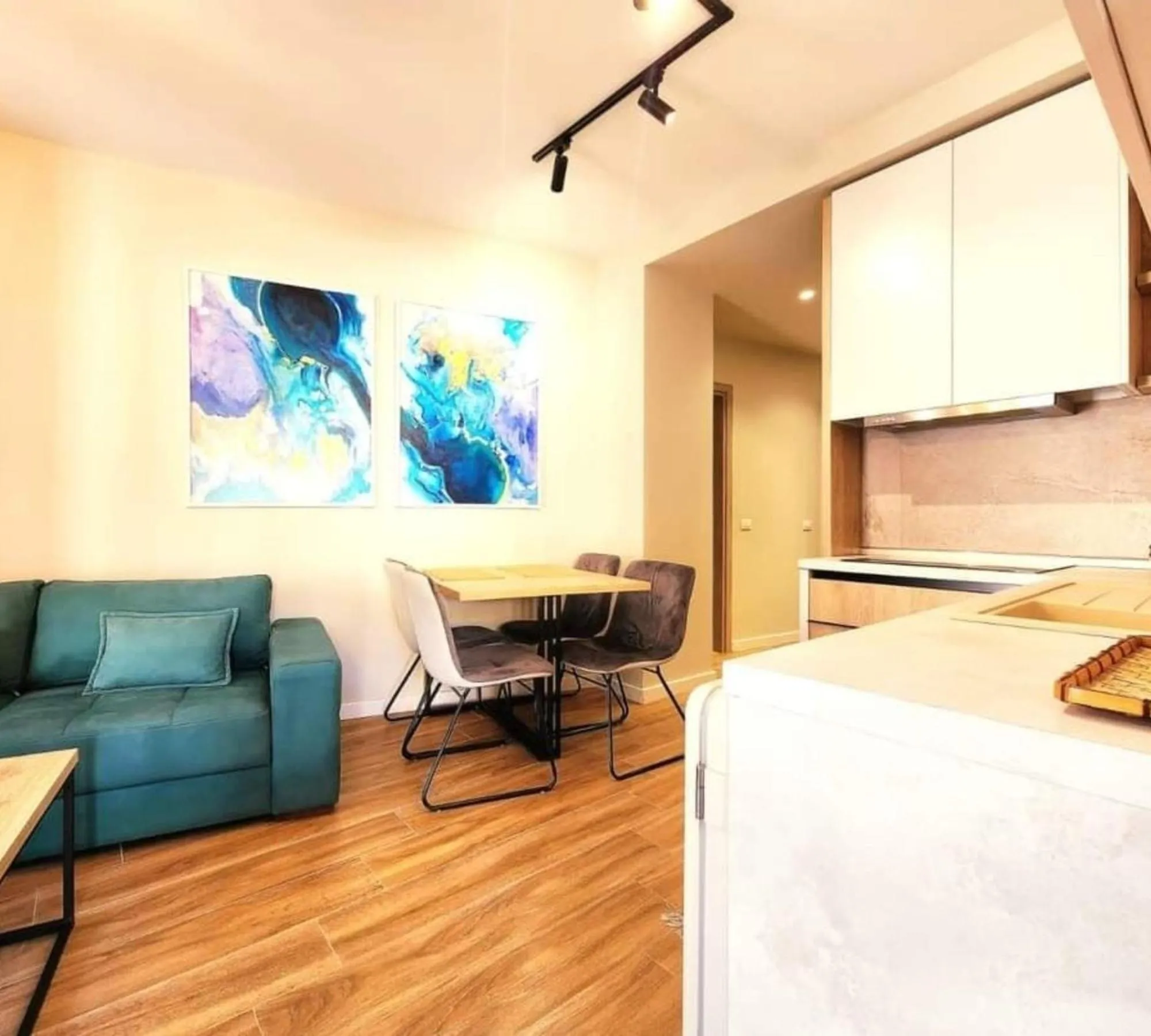 Living room in Joanna Suites