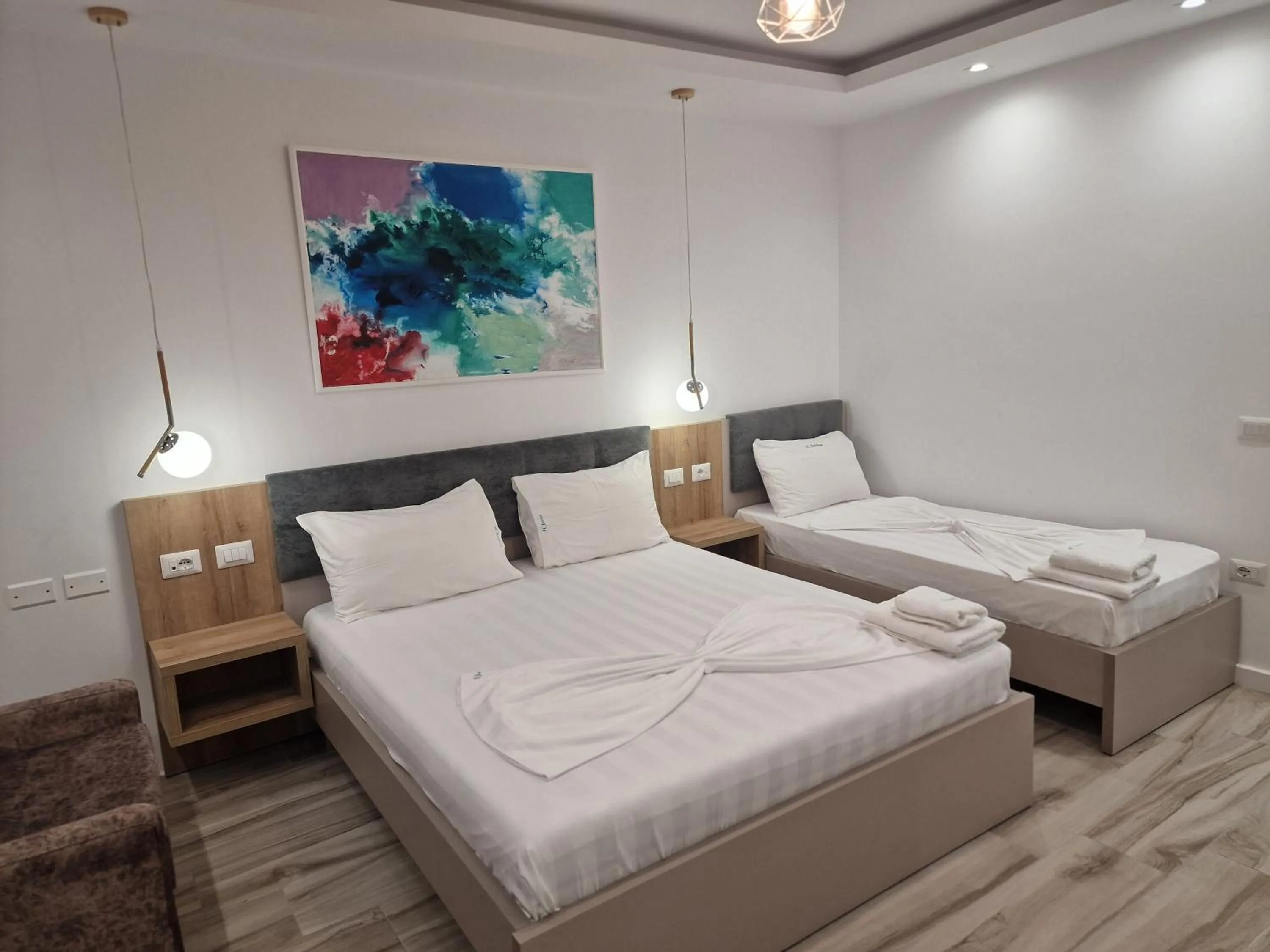 Bed in Joanna Suites