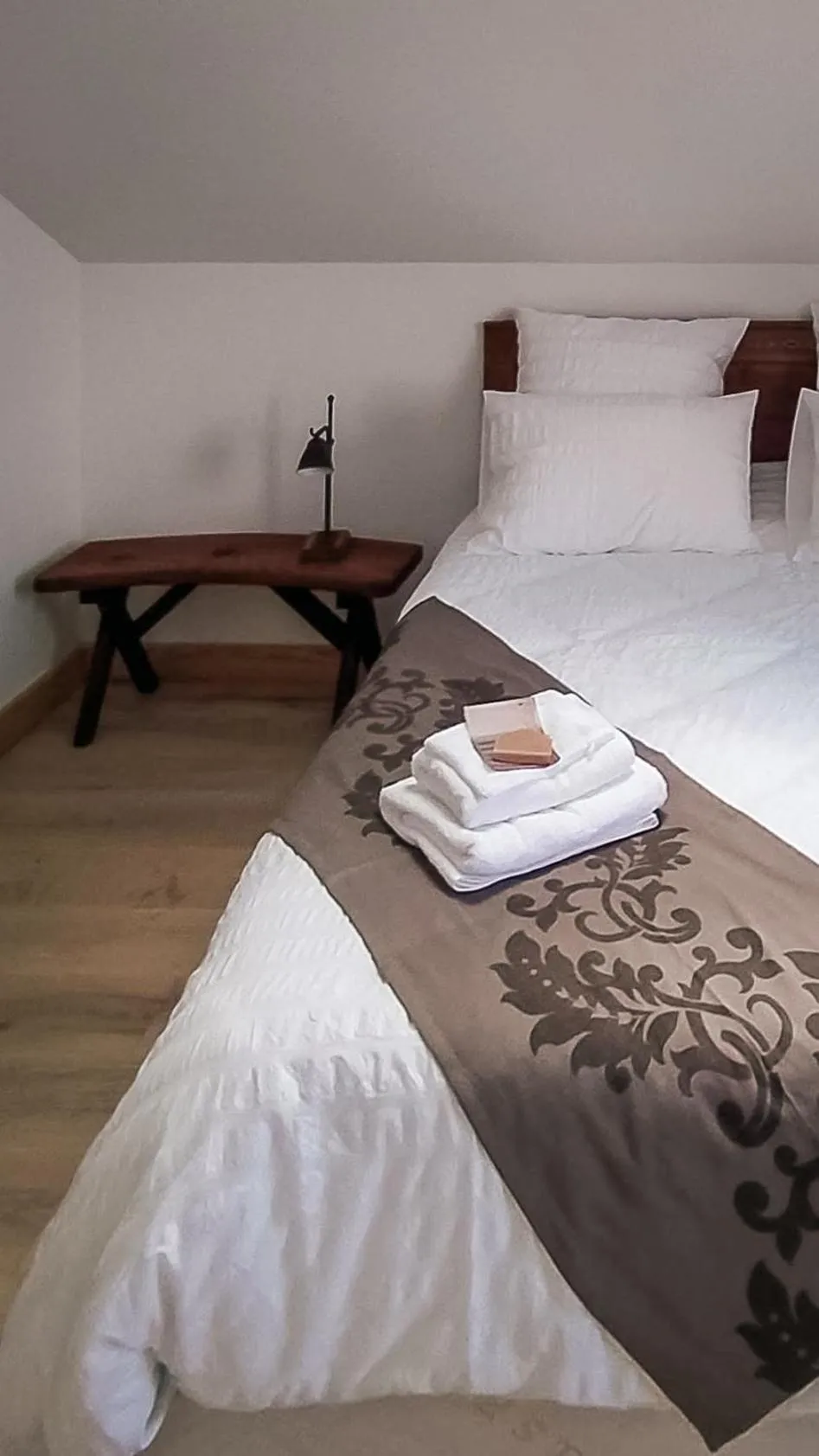 Bed in La Houache Chambres d'Hôtes