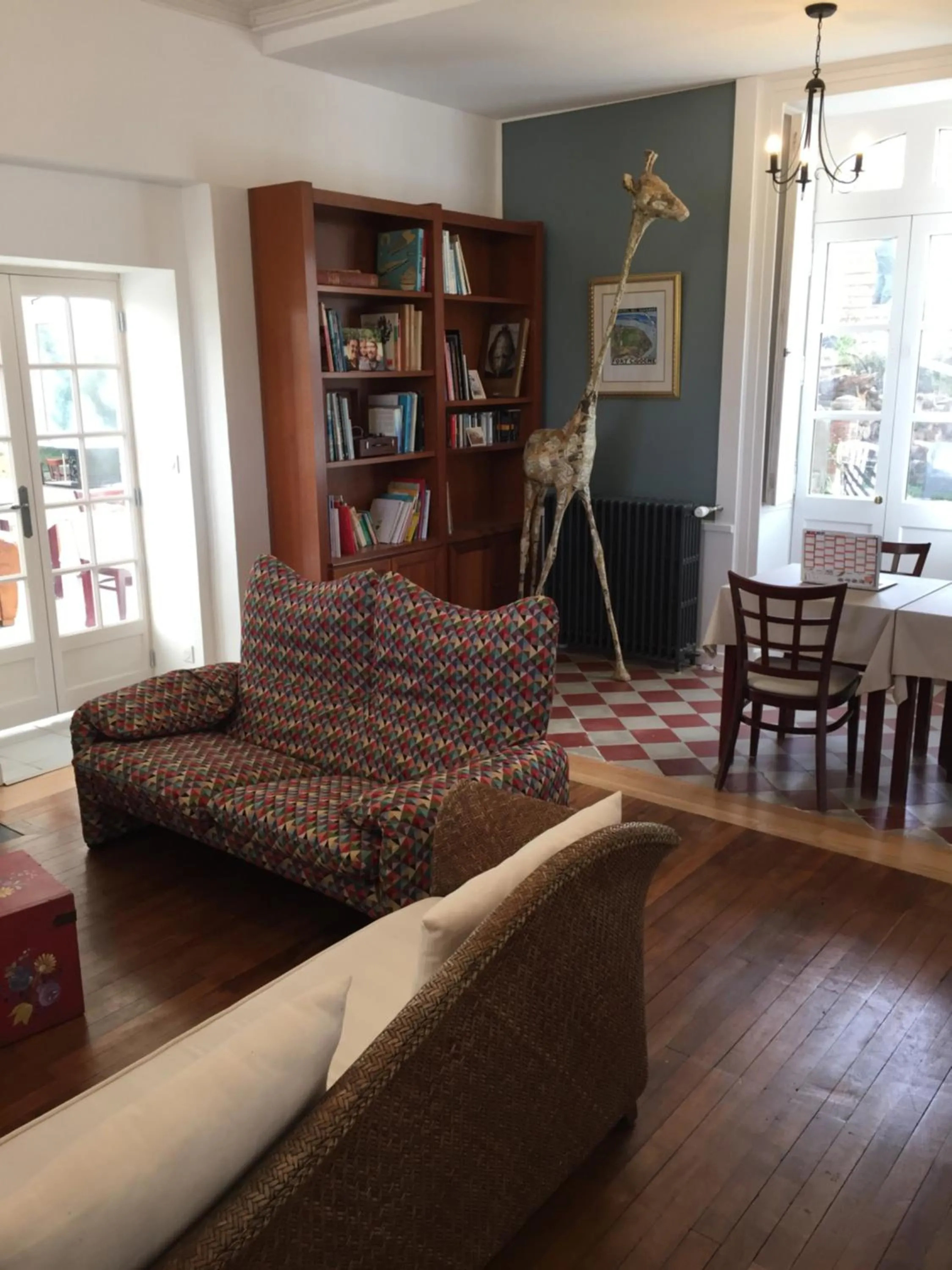 Living room in La Houache Chambres d'Hôtes