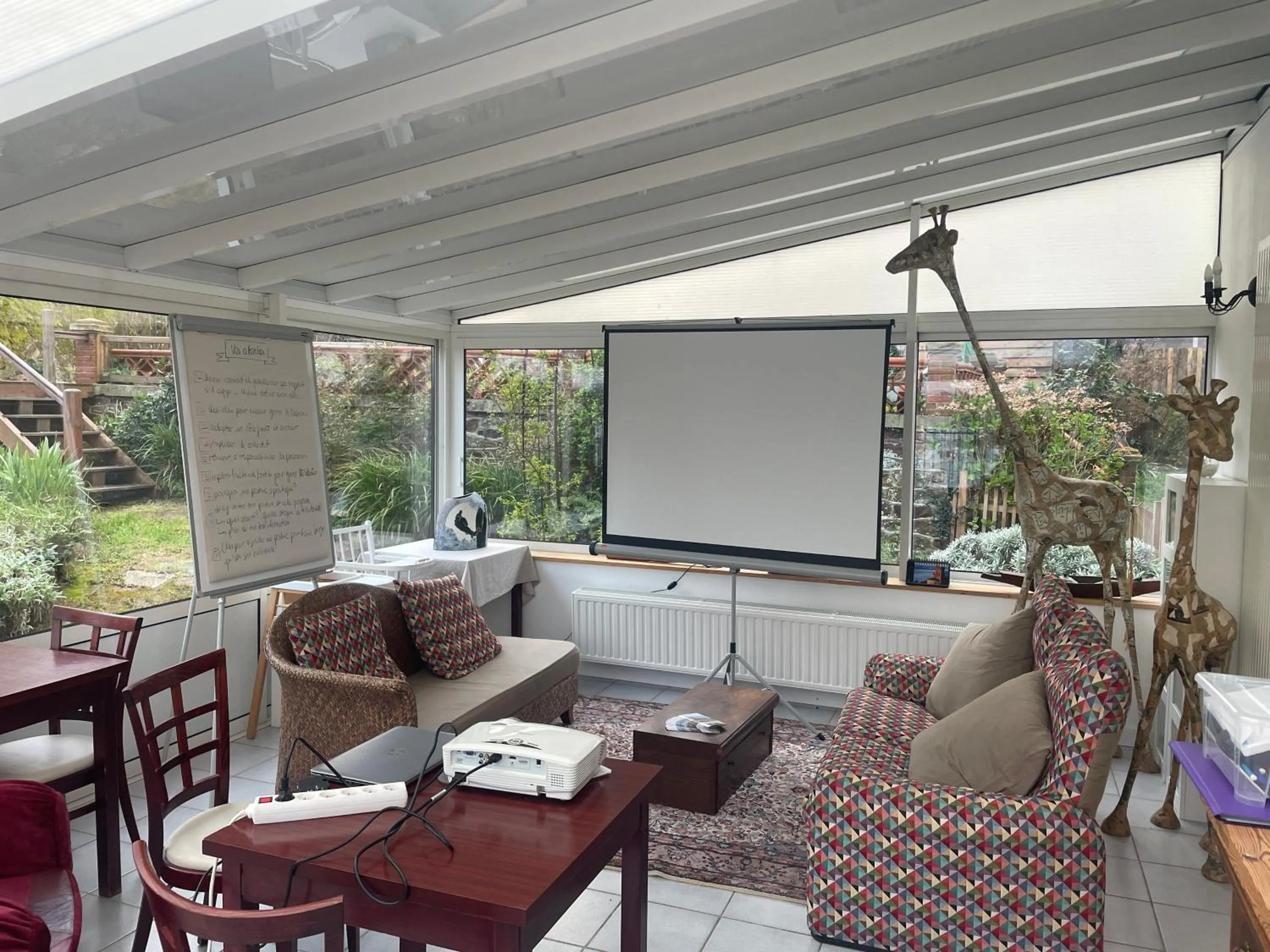 Seating area in La Houache Chambres d'Hôtes
