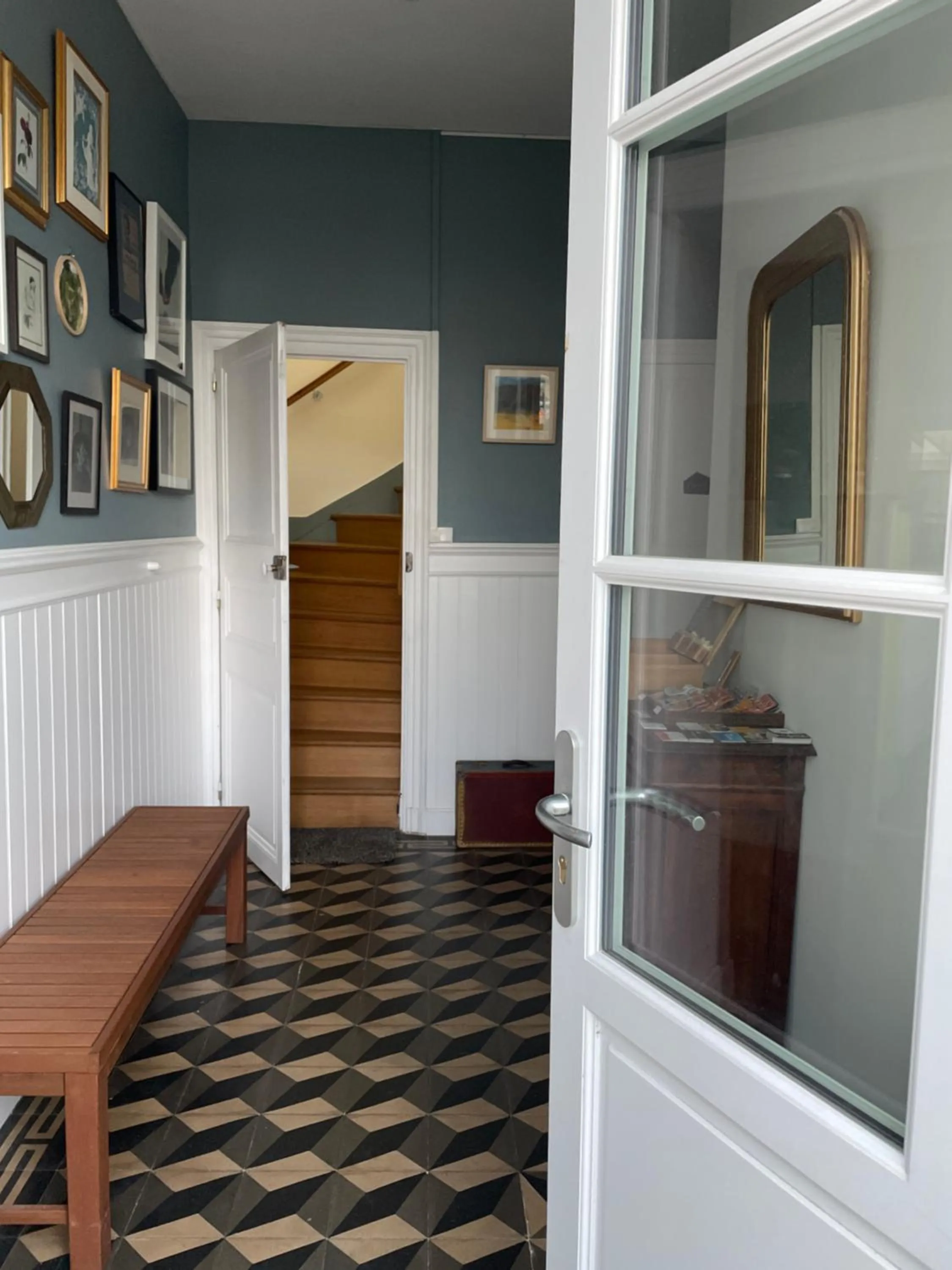 Lobby or reception in La Houache Chambres d'Hôtes