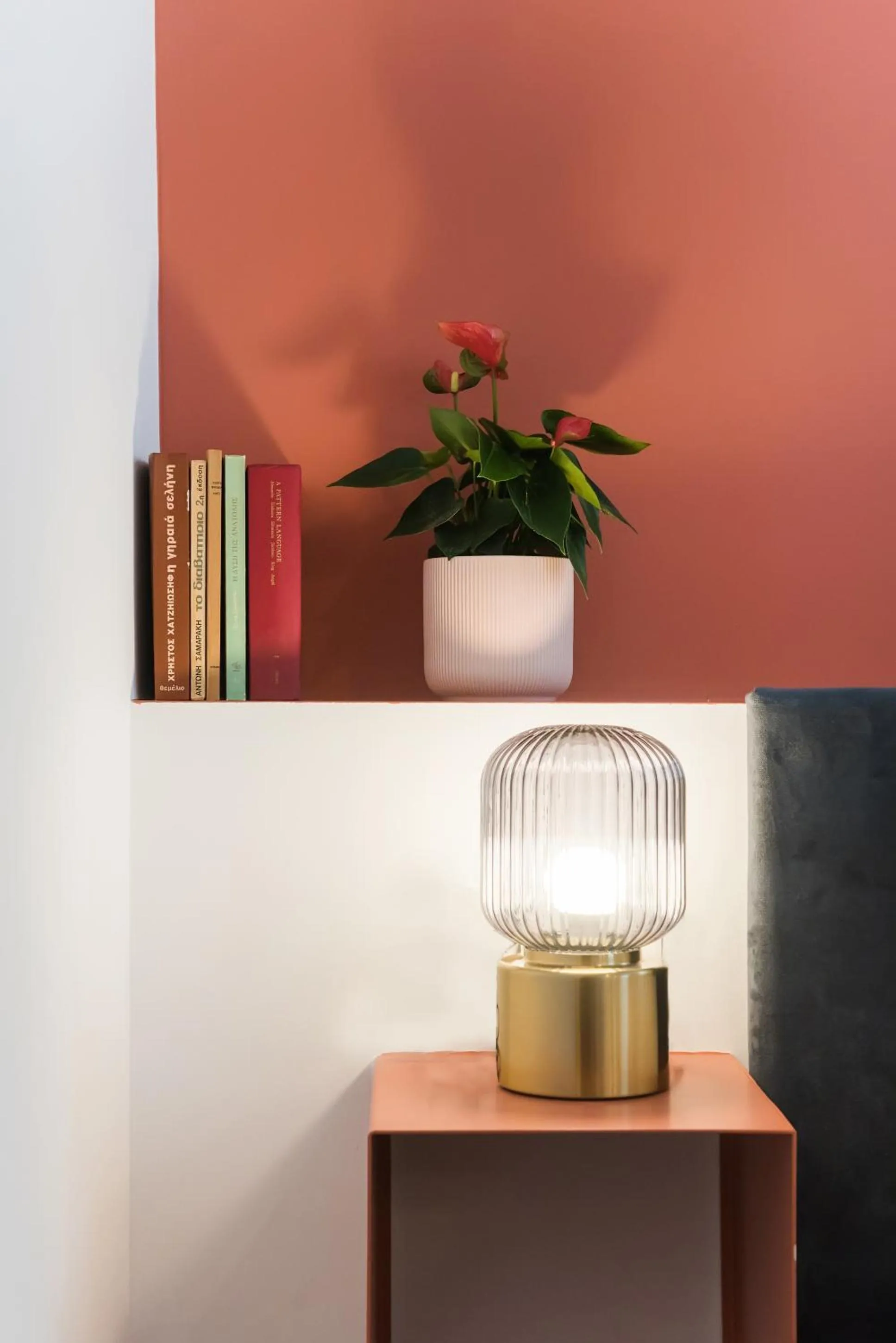 Decorative detail in MONK Monastiraki Suites