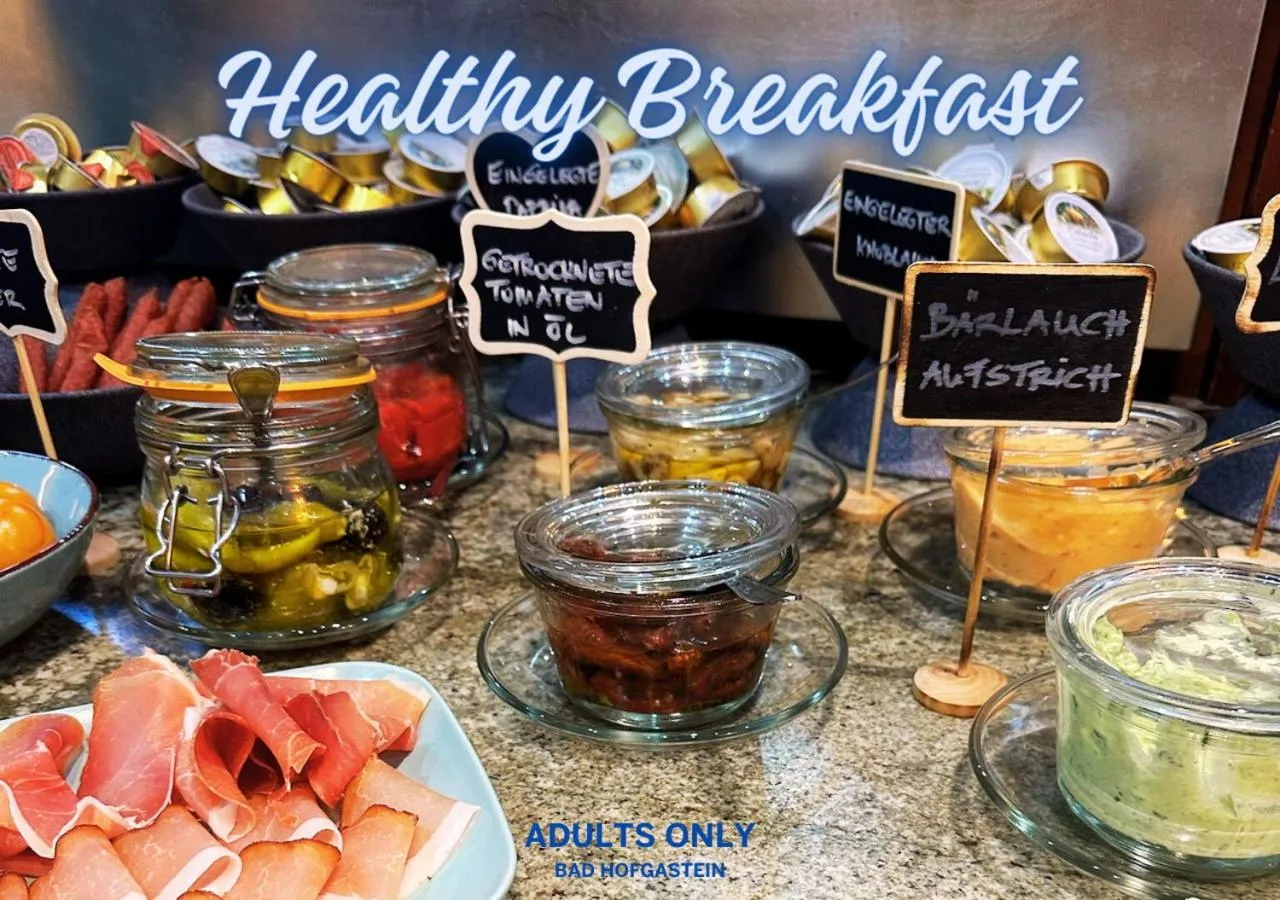 Buffet breakfast in Hotel Bad Hofgastein - The STORKS - Adults Only