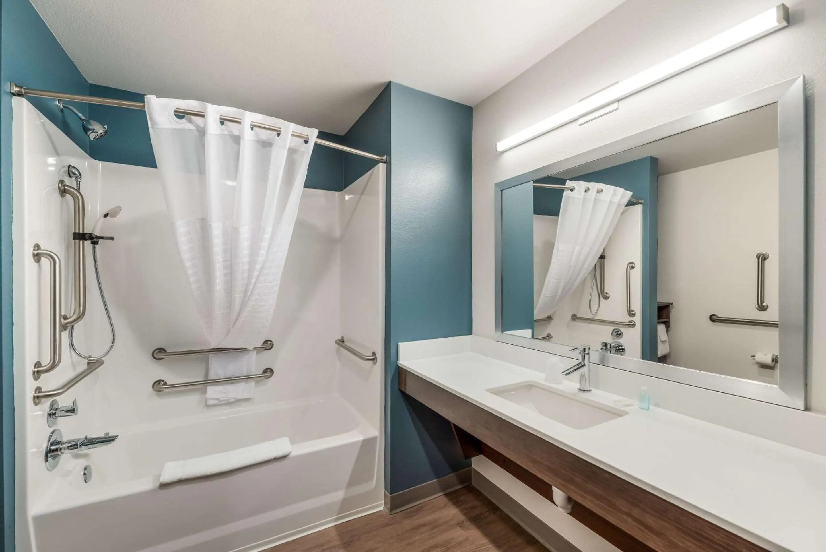 Bathroom in WoodSpring Suites Tucson-South