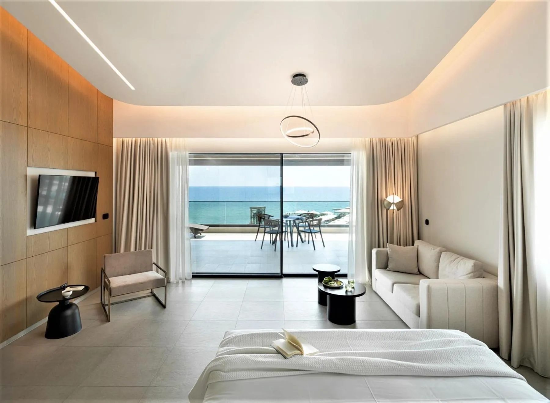 Sea view, Bed in Anasa Luxury Resort