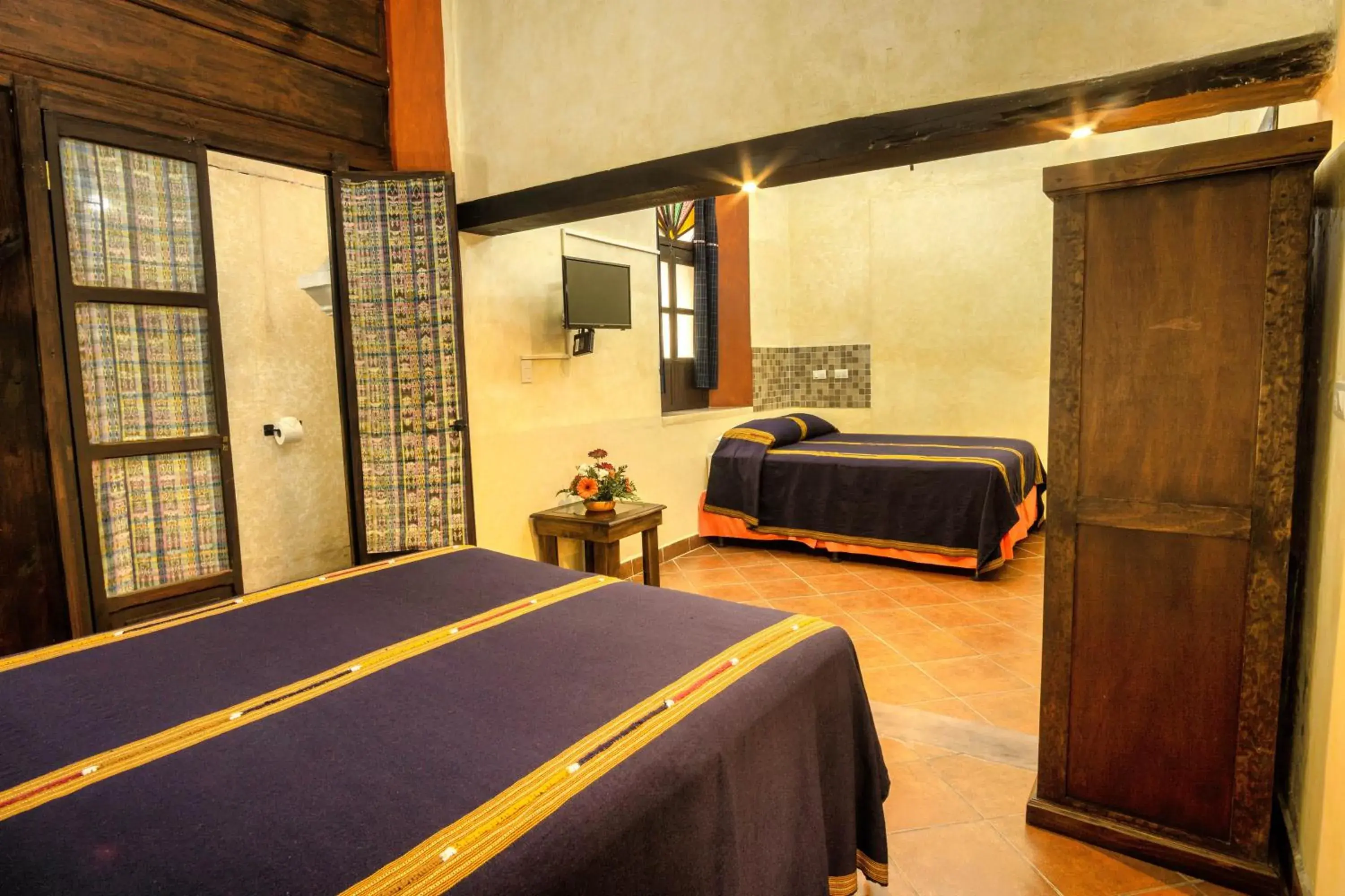 Triple Room with Private Bathroom in Hotel Maya Ik' Triple Room with Private Bathroom in Hotel Maya Ik'