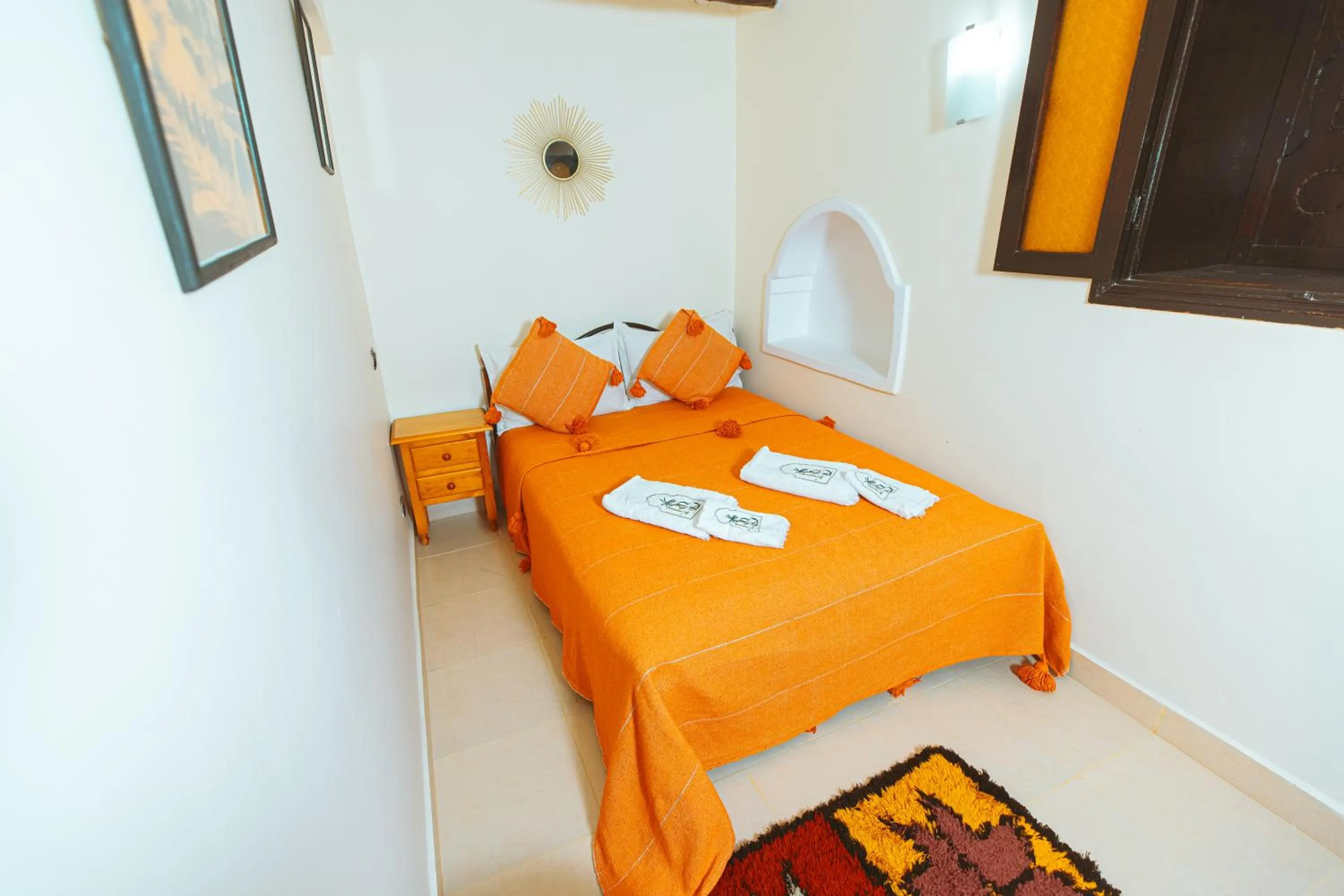 Bed in Riad Benyara