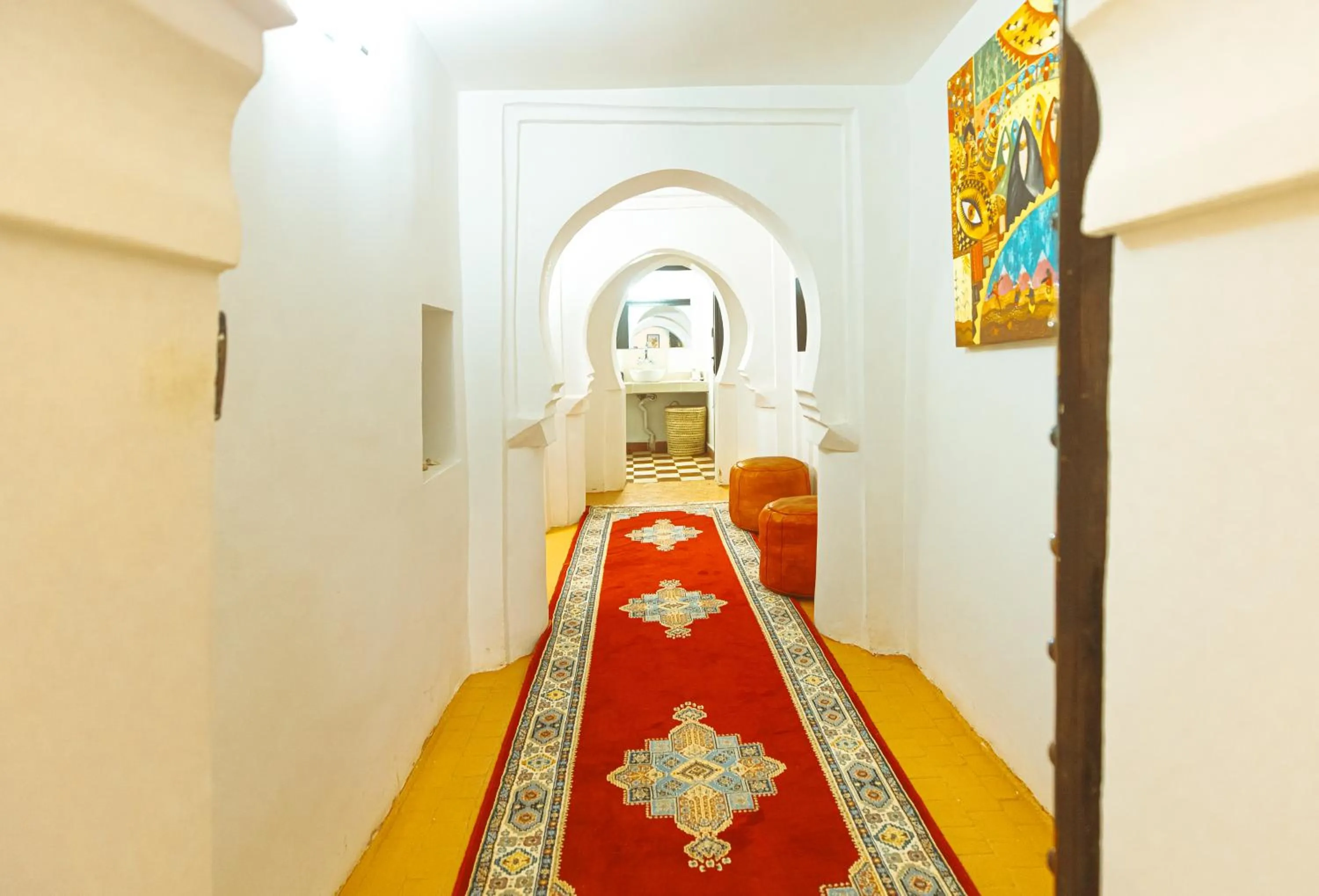 Bed in Riad Benyara