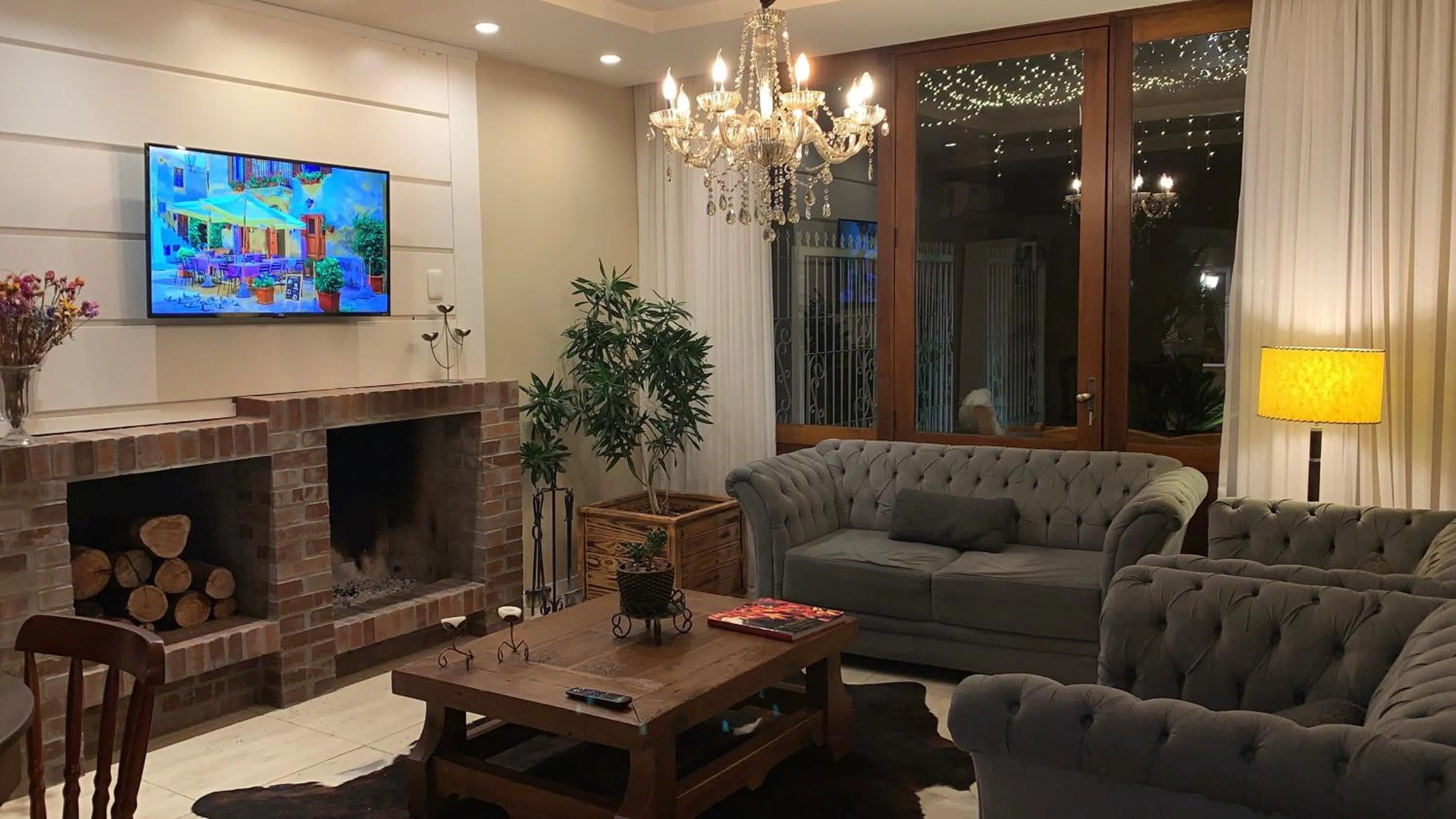 TV and multimedia in Pousada Quinta do Vale