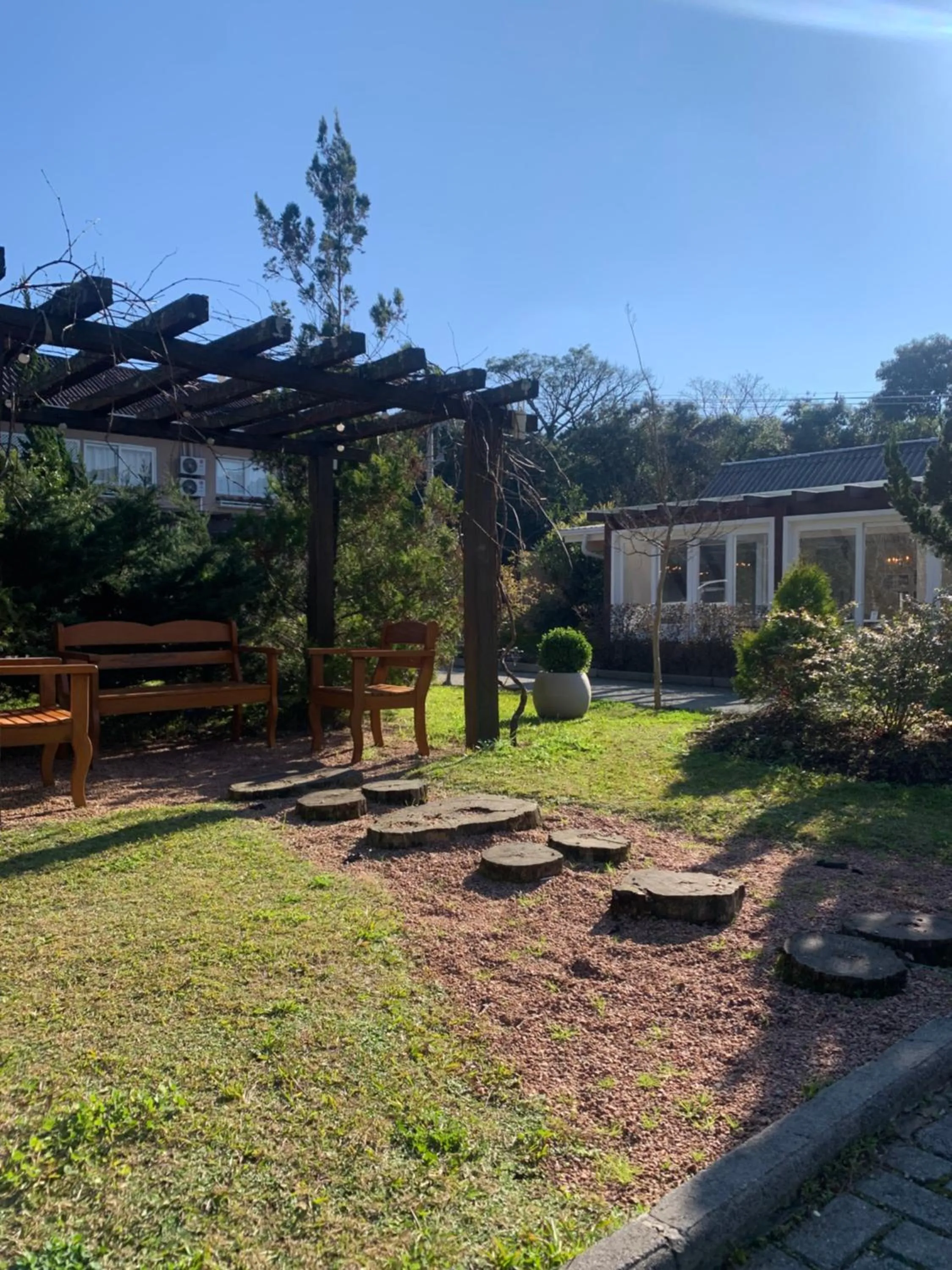 Garden view in Pousada Quinta do Vale