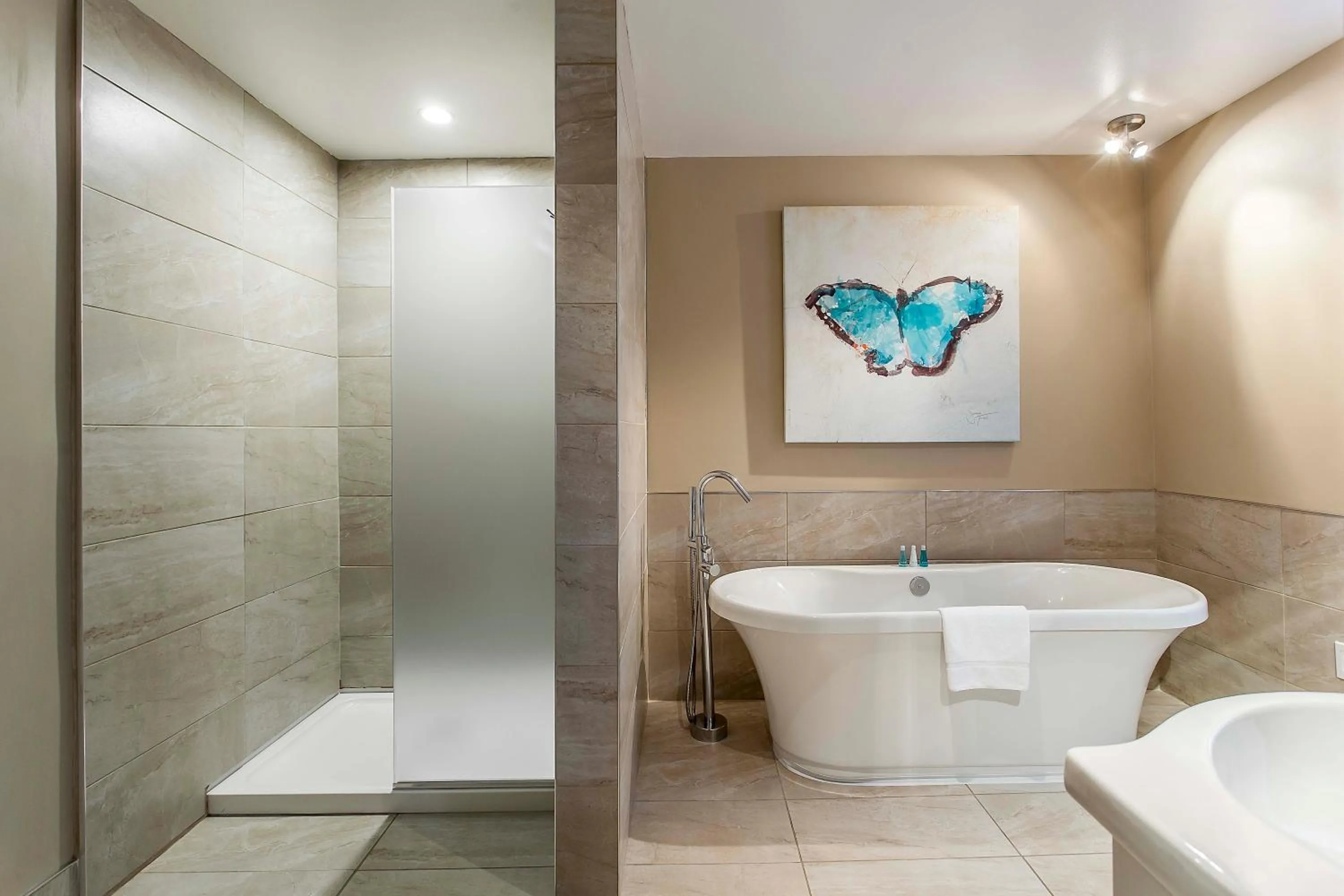 Bathroom in Auberge de La Fontaine