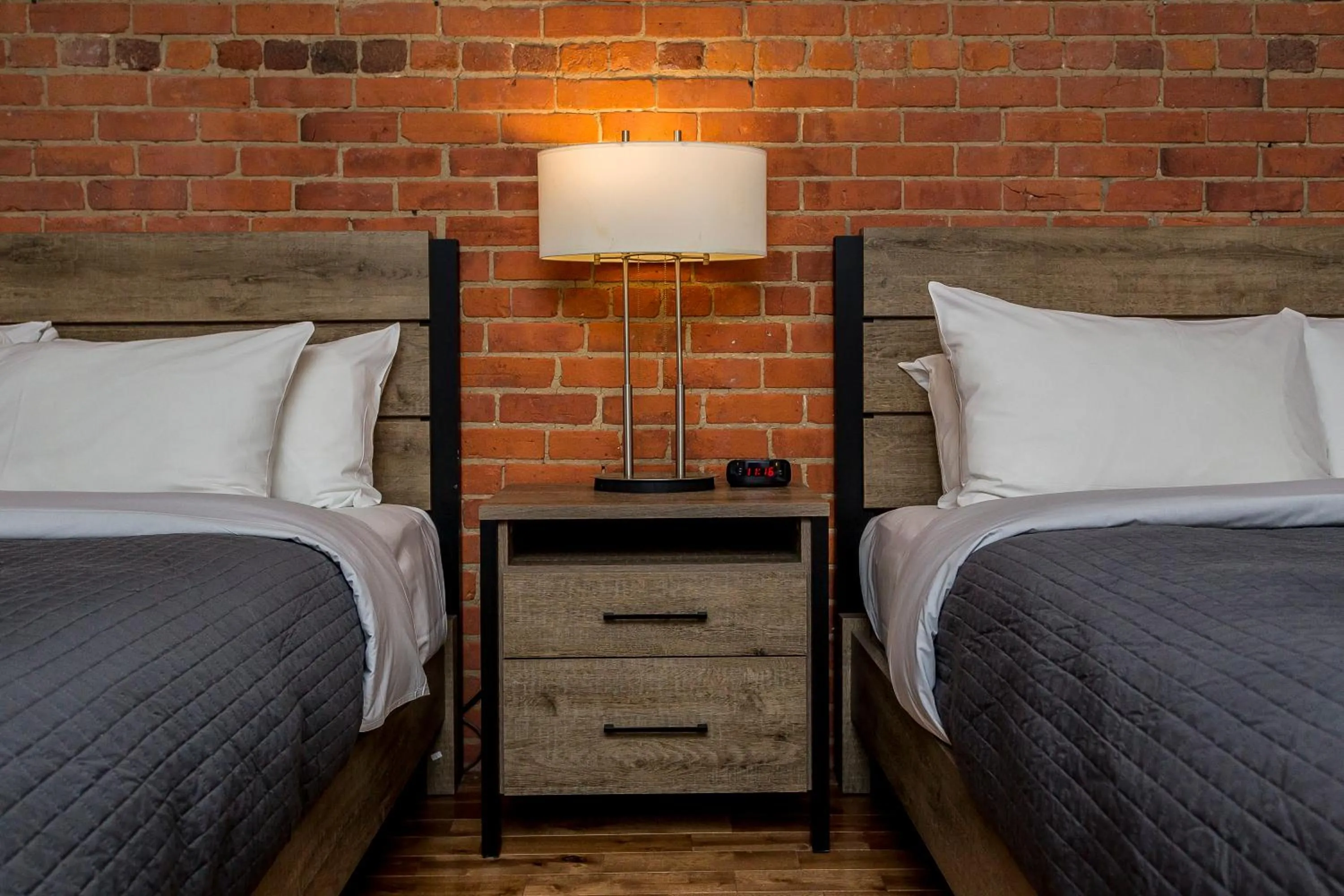 Bed in Auberge de La Fontaine