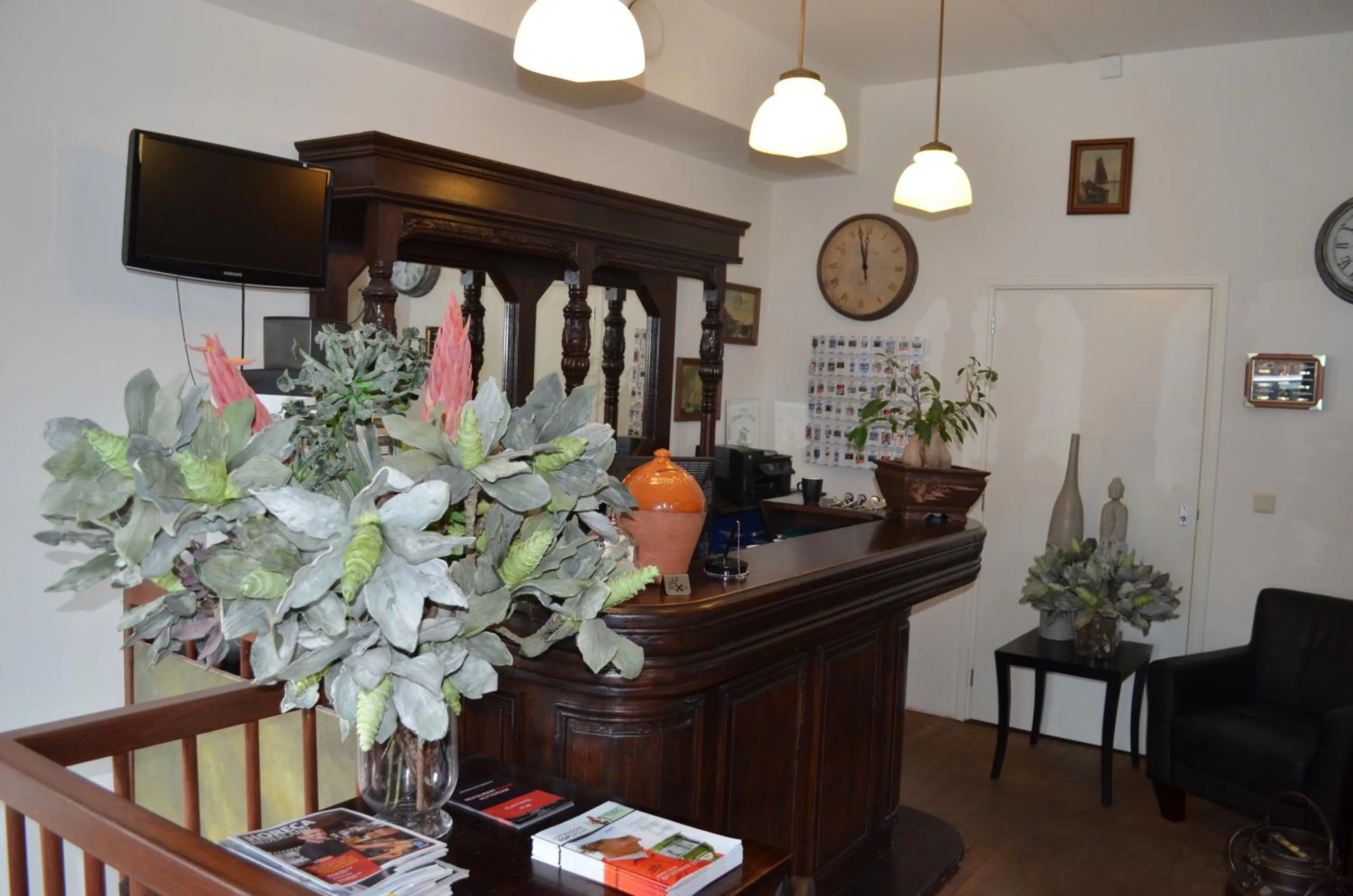 Lobby or reception in Hotel Santa Maria