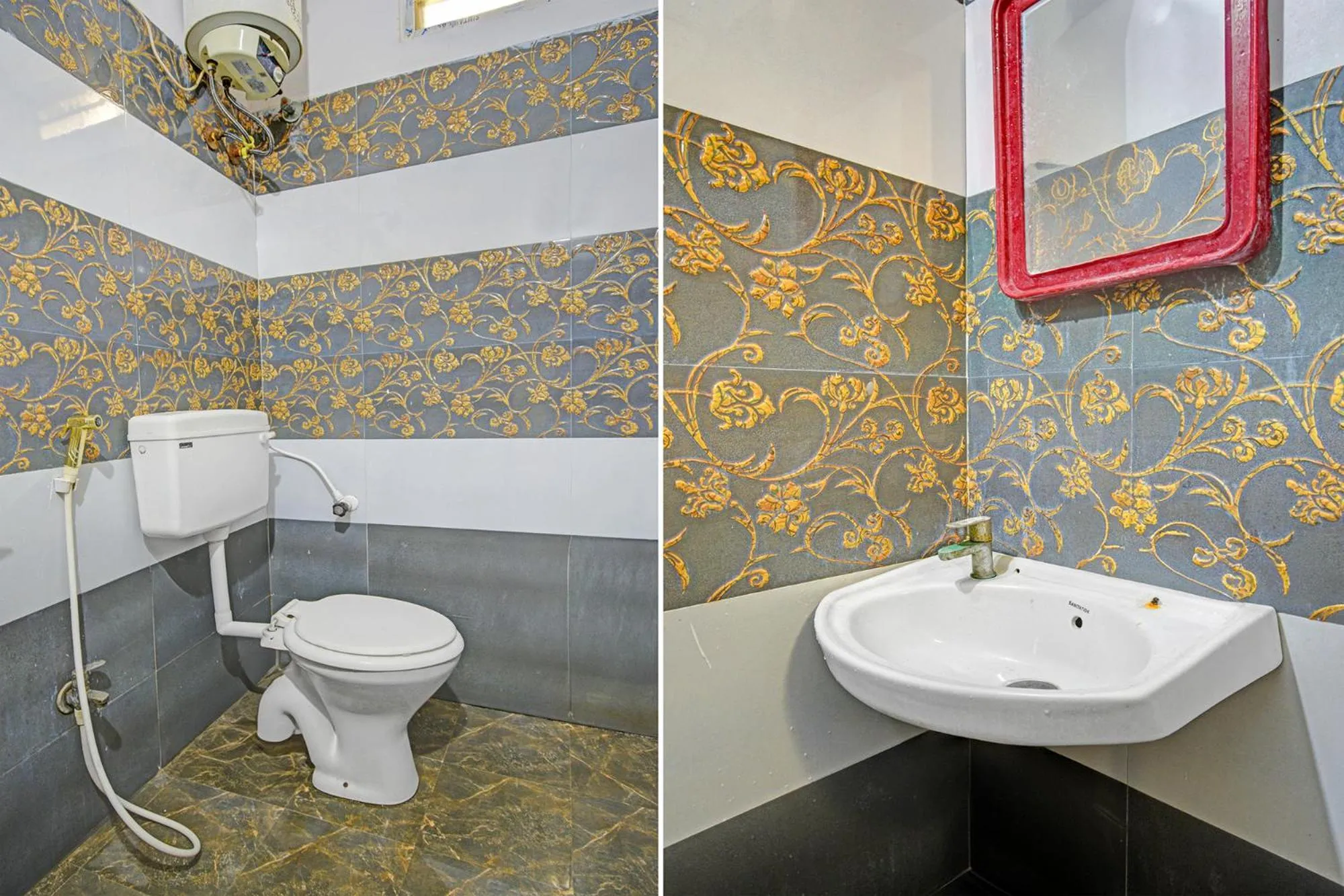 Bathroom in FabHotel Mohith Gokul