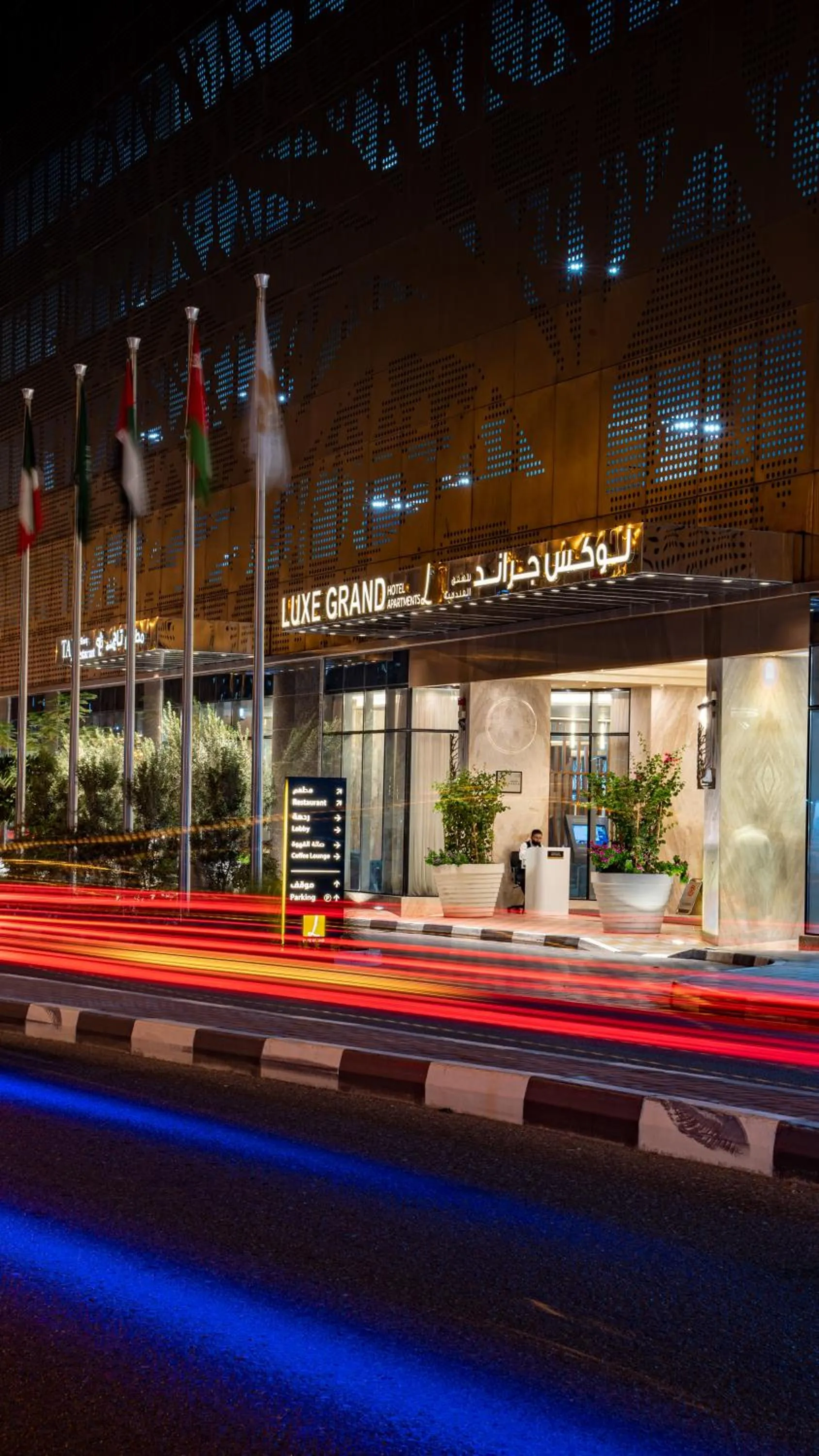 Property building in Luxe Grand Hotel Apartments