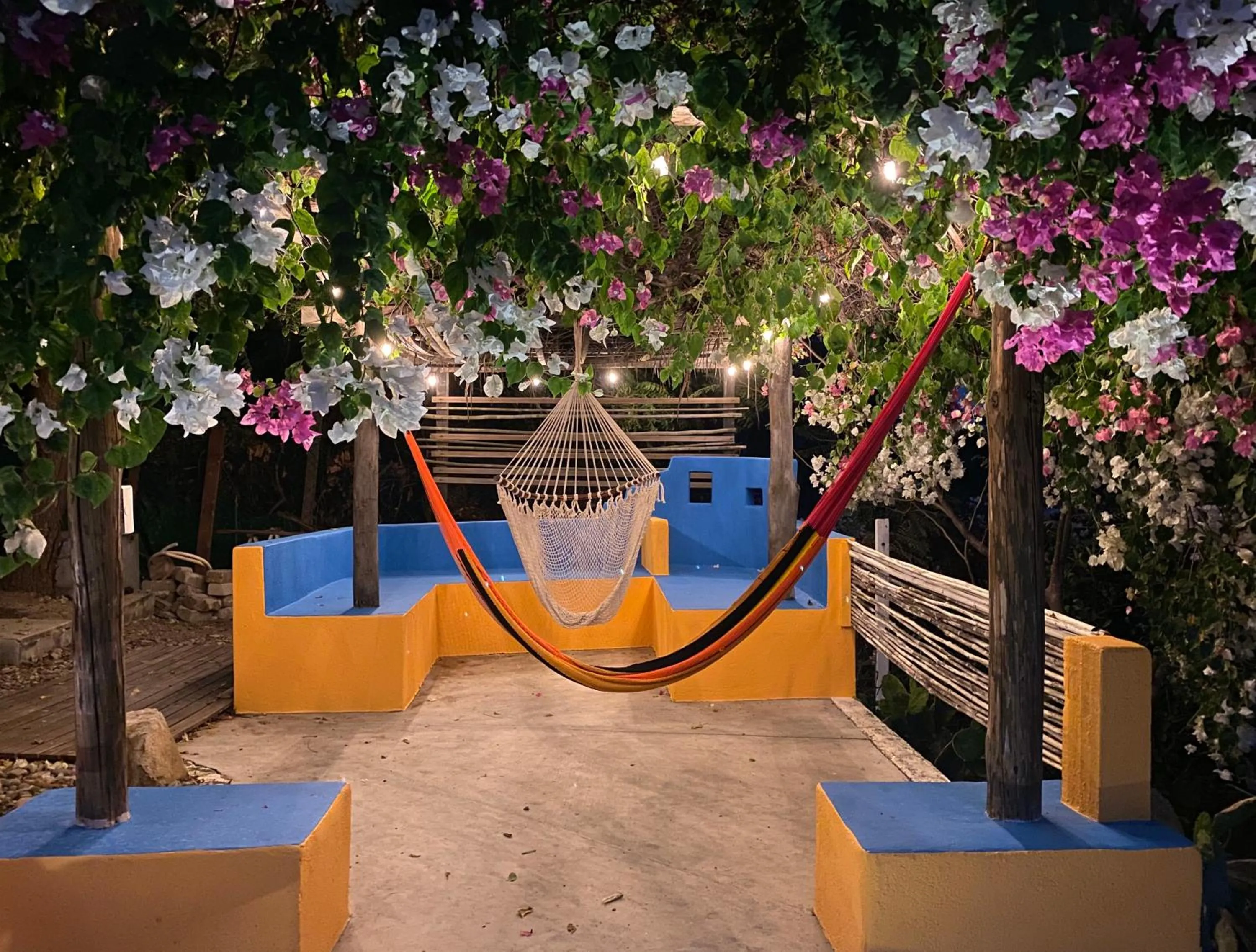 Patio in Beachfront Paradise Boutique Hotel