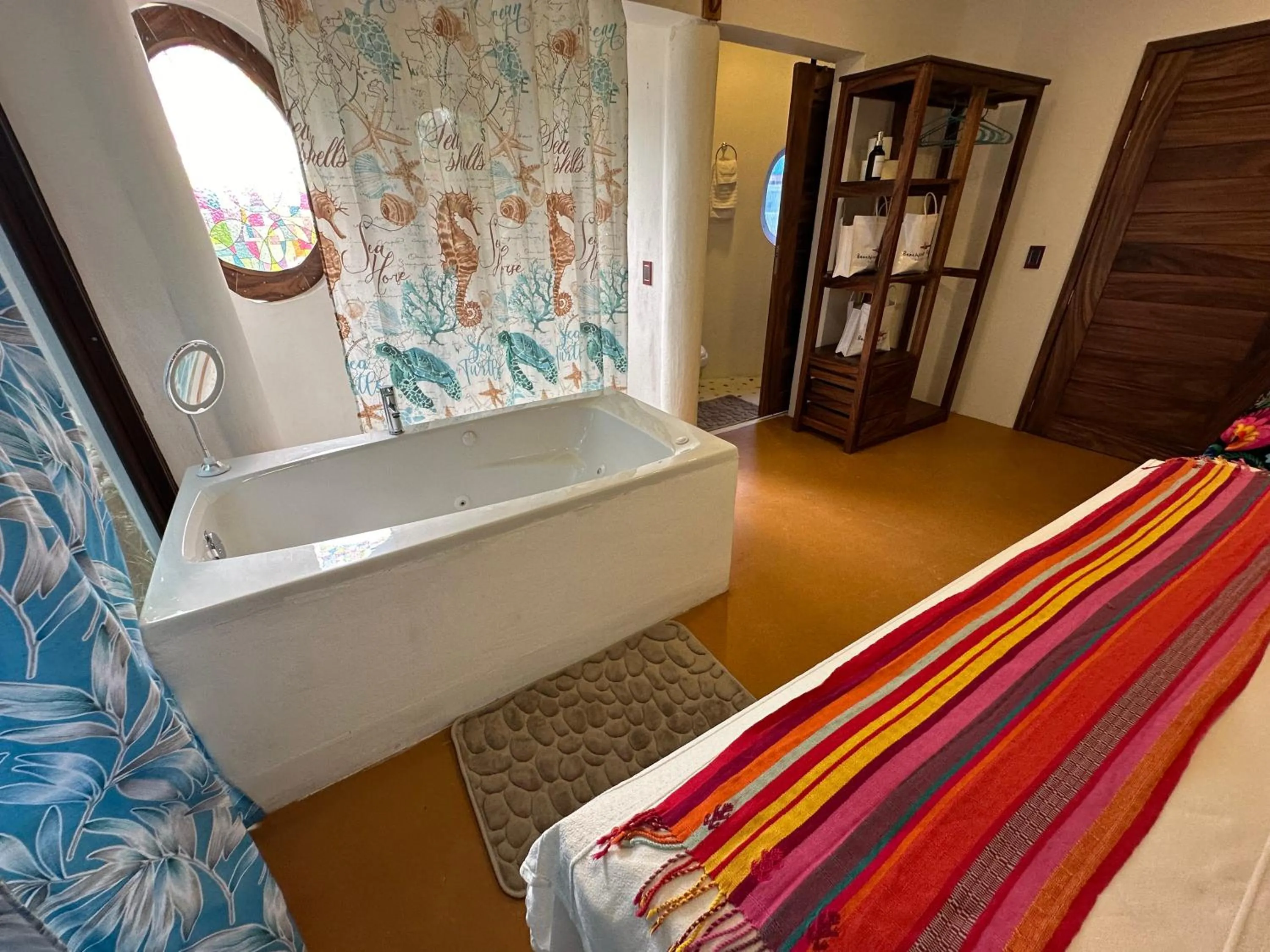 Bed in Beachfront Paradise Boutique Hotel