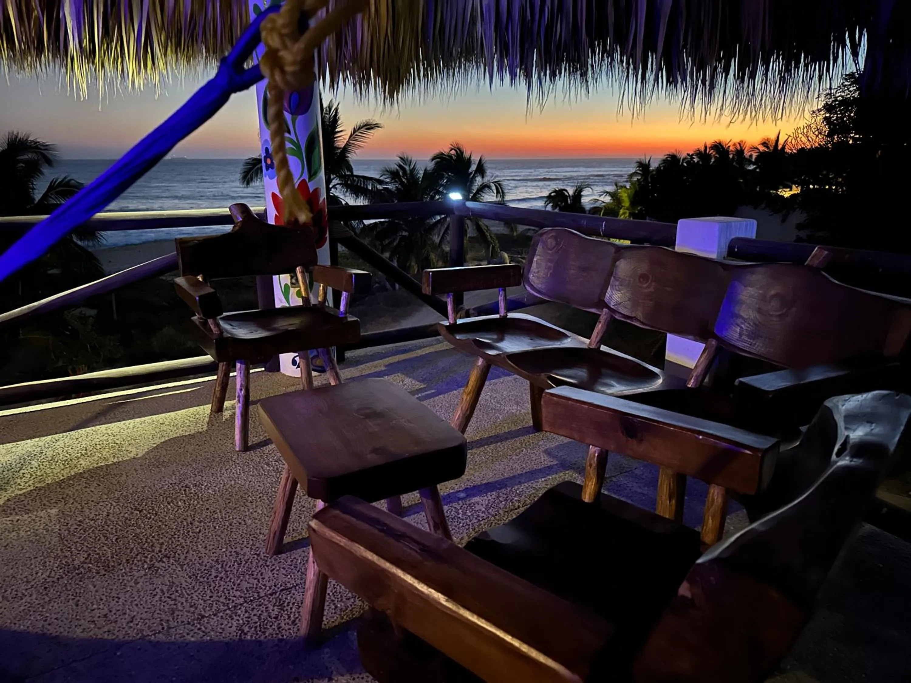 Patio in Beachfront Paradise Boutique Hotel