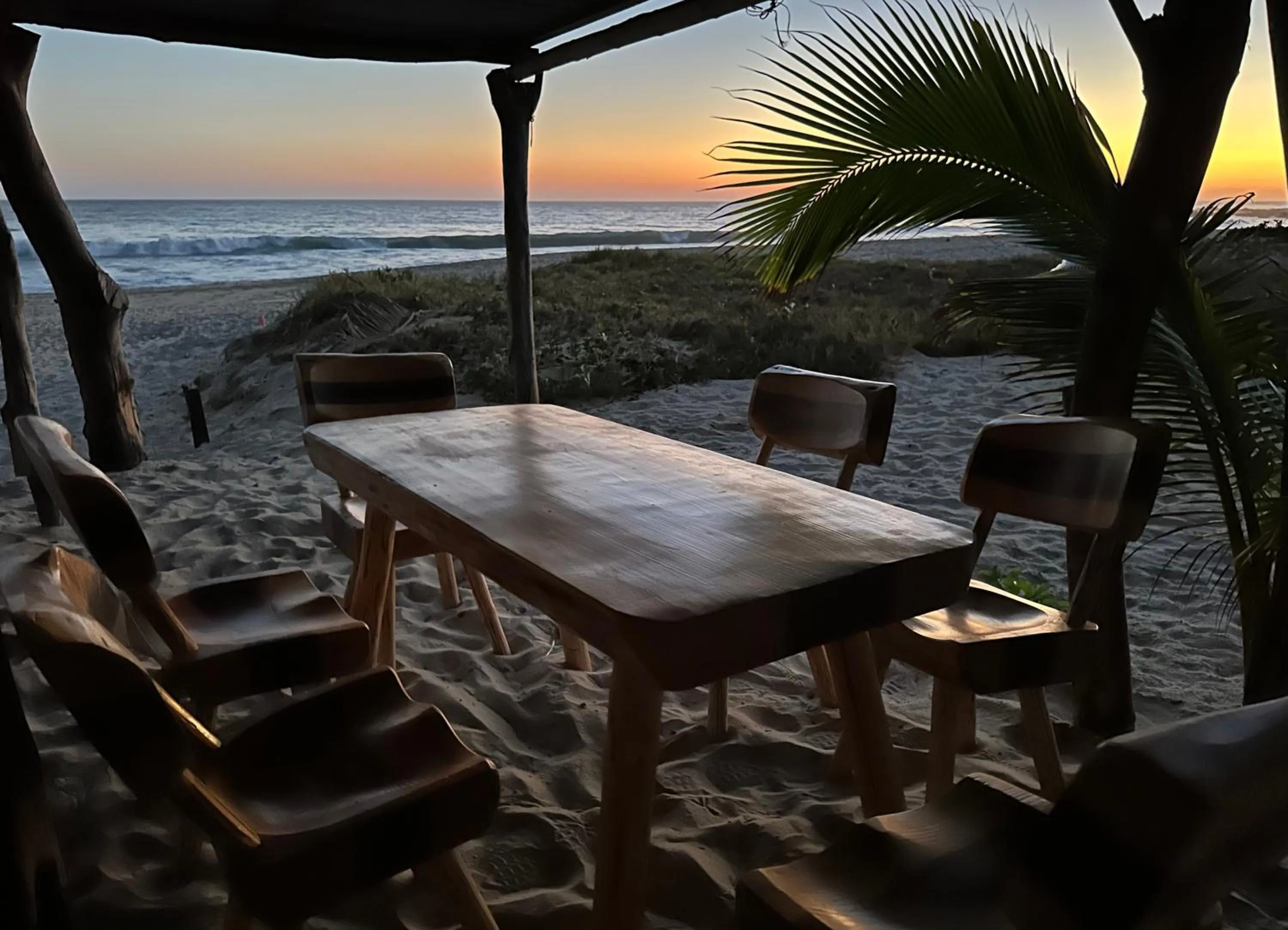 Seating area in Beachfront Paradise Boutique Hotel